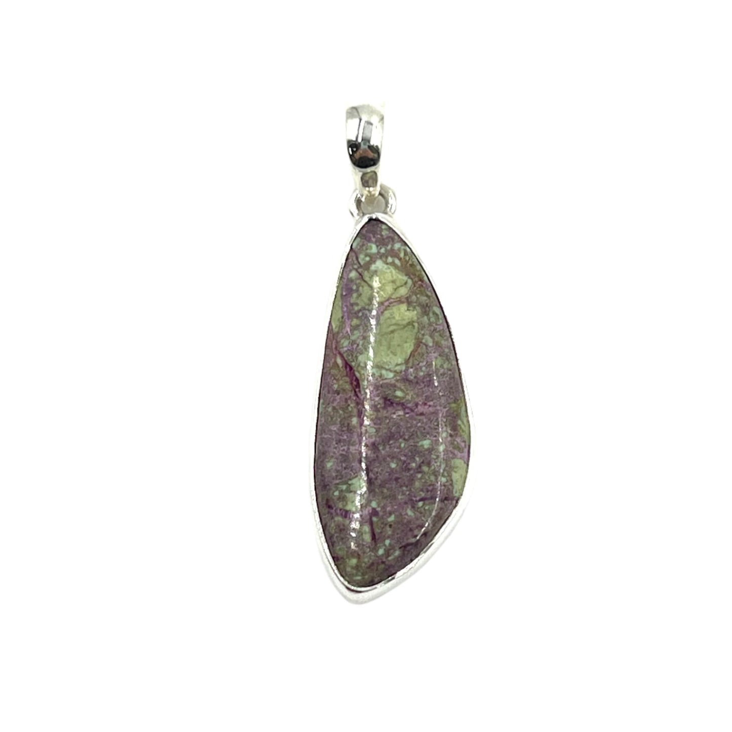 Sterling Silver Stichtite Freeforms Pendants