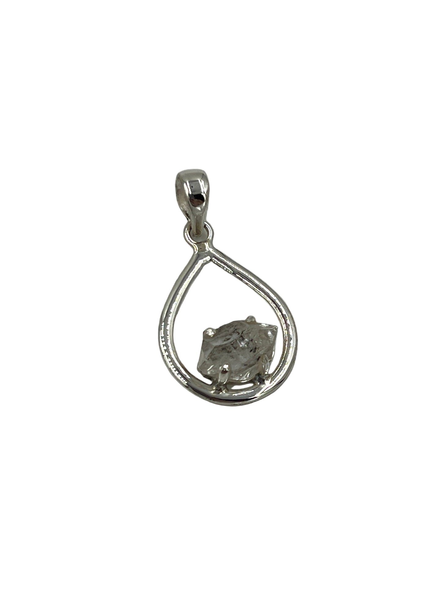 Silver Herkimer Diamond Pendants