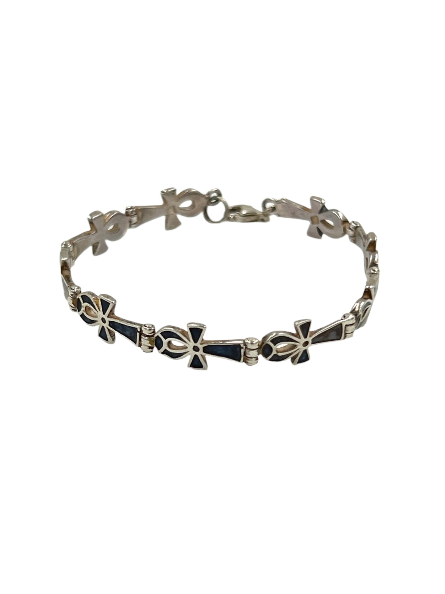 Silver Ankh Bracelets