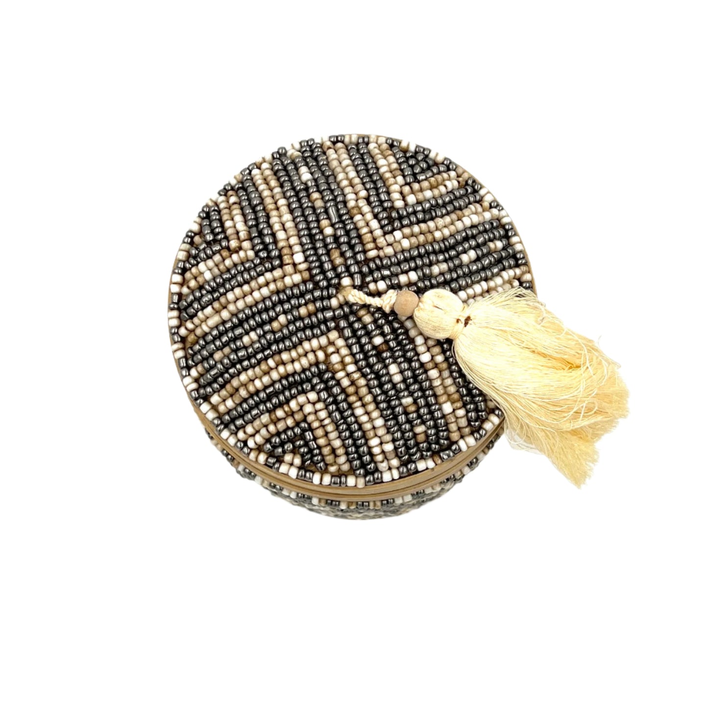 Bali Beaded Circle Boxes