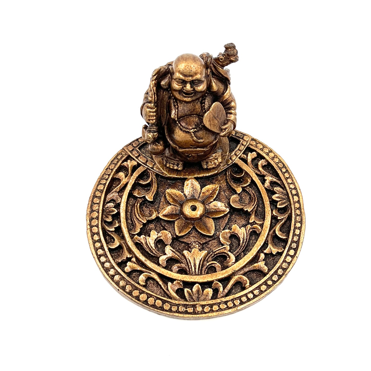 Resin Ho Tei Buddha Incense Burner