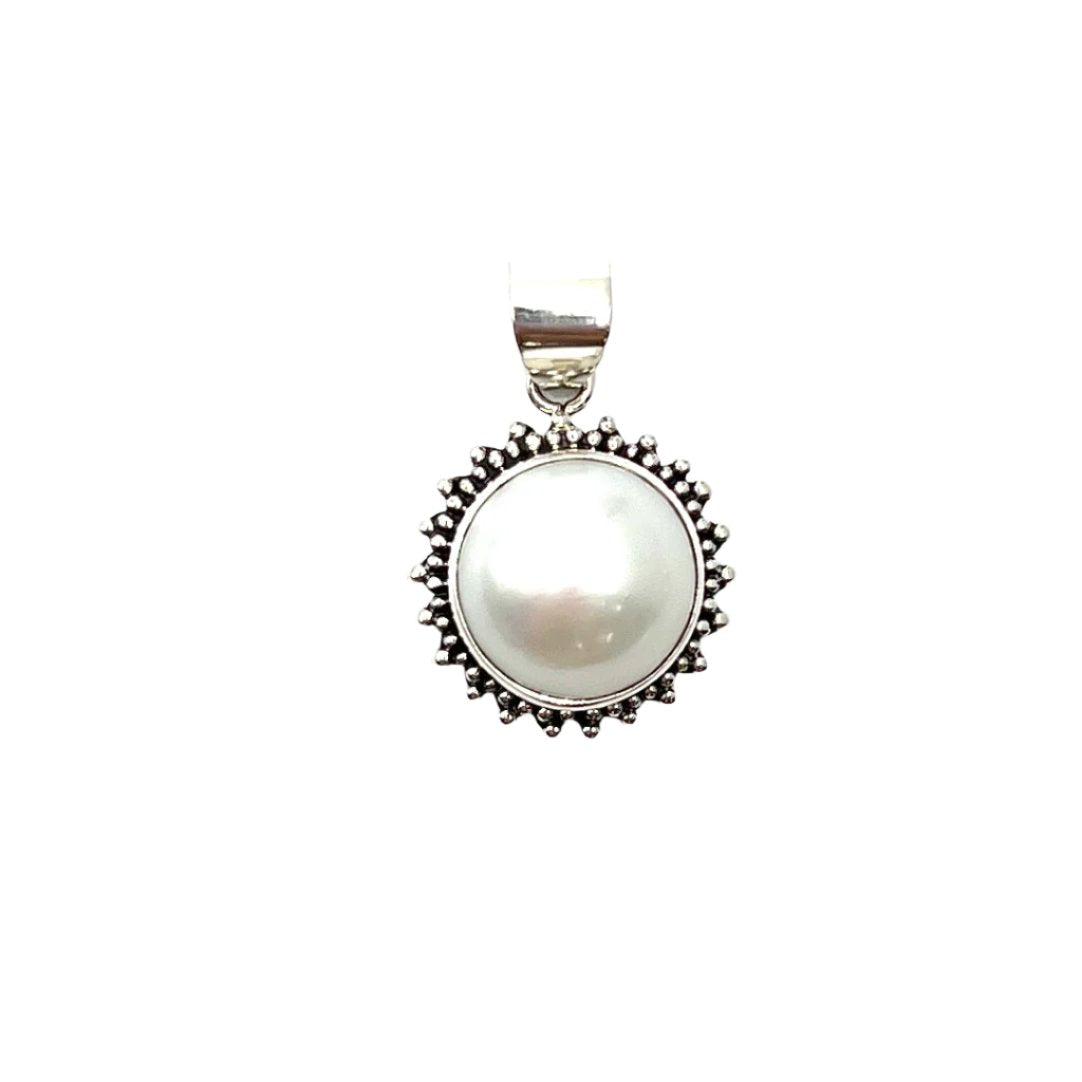 Sterling Silver Pearl Pendants