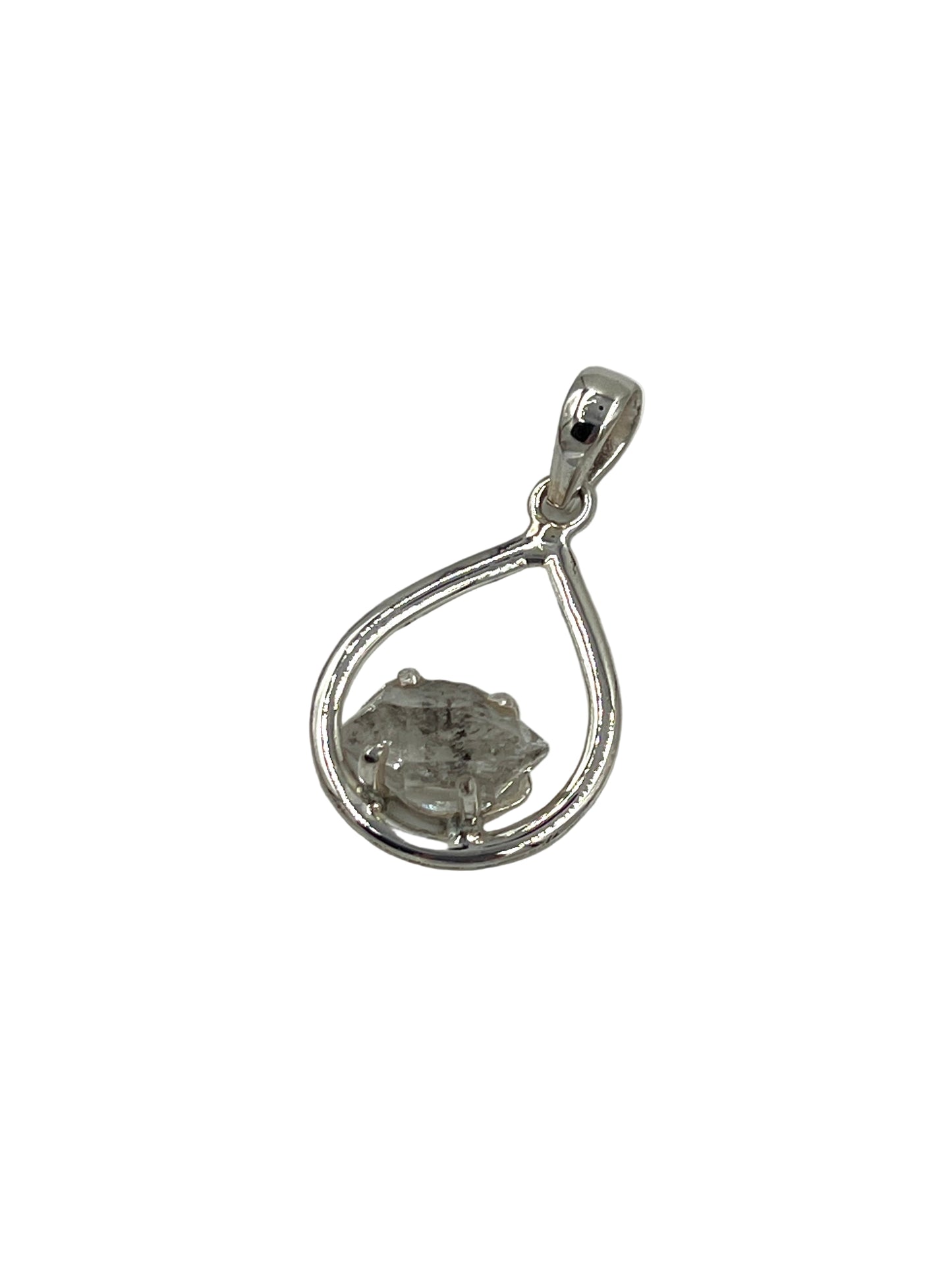Silver Herkimer Diamond Pendants