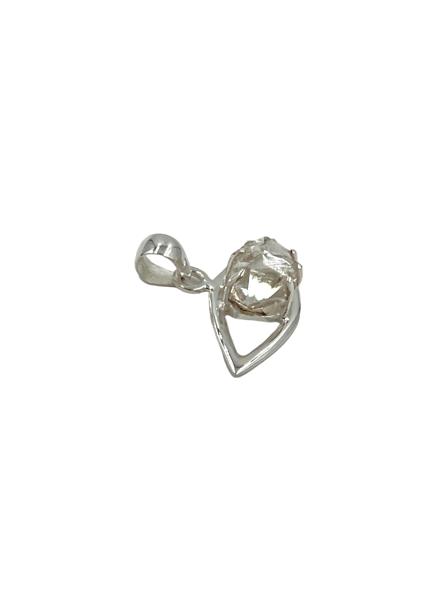 Silver Herkimer Diamond Pendants