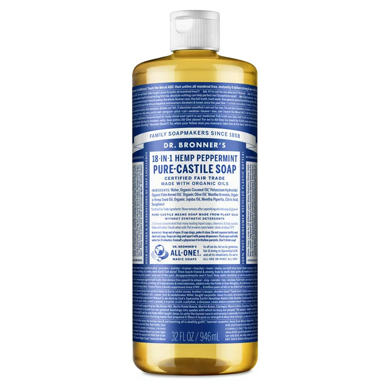 Dr Bronners Pure-Castile Liquid Soap Peppermint