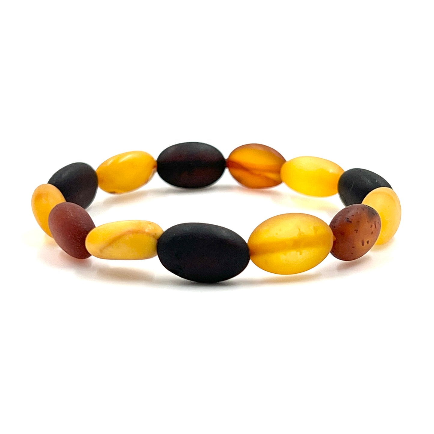 Amber Oval Stretchy Bracelets