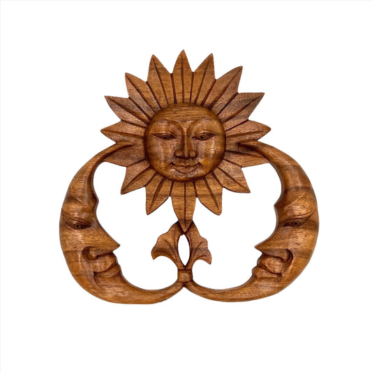 Sun & Double Moon Wall Hanging
