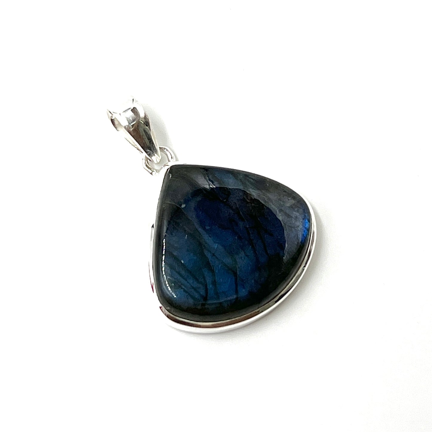 Sterling Silver Labradorite Teardrop Pendants