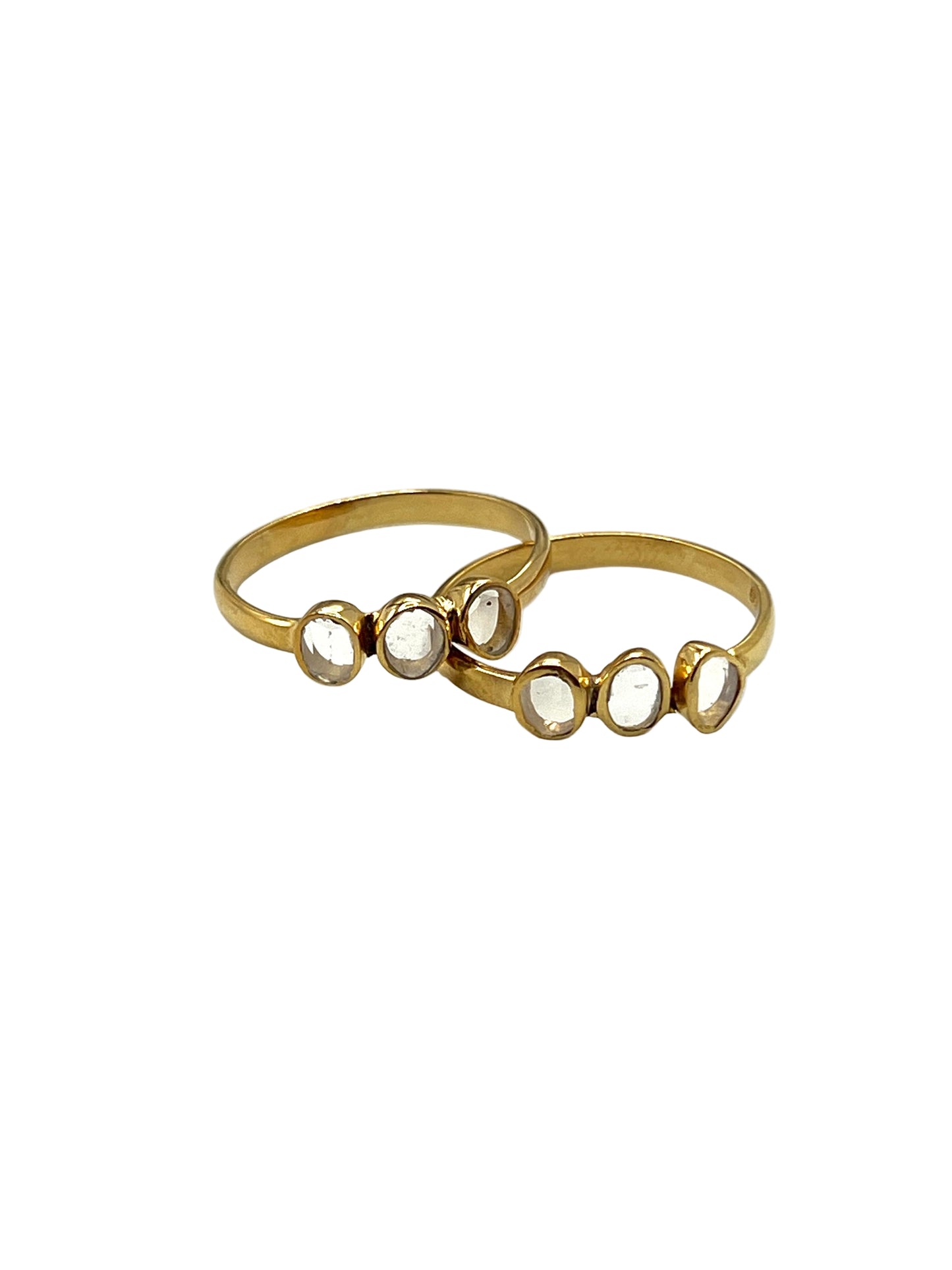 Tri Polki Diamond Ring