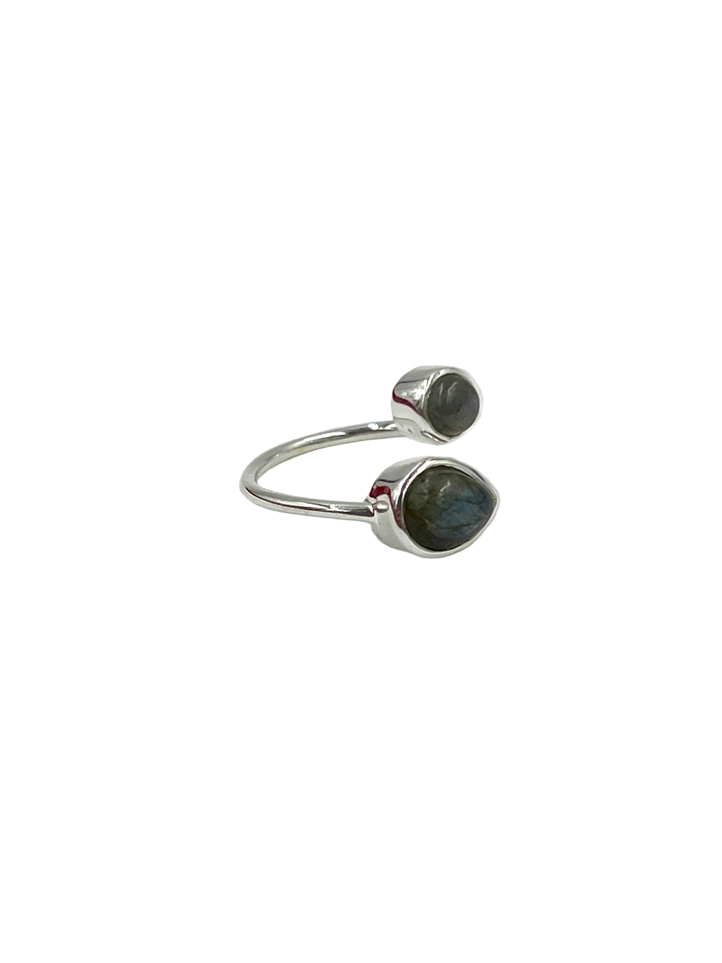 Teardrop Labradorite Ring
