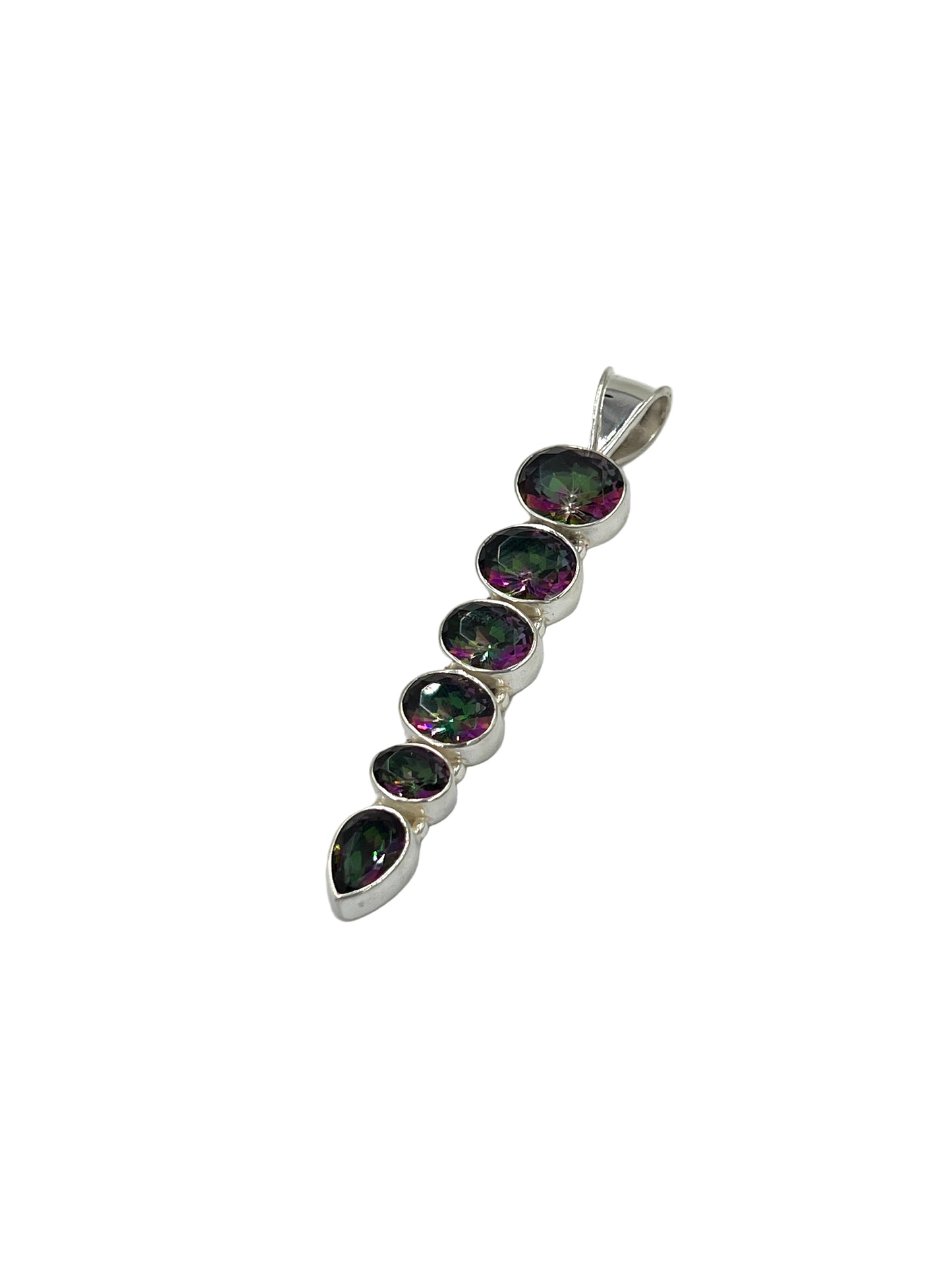 Silver Mystic Topaz Pendants
