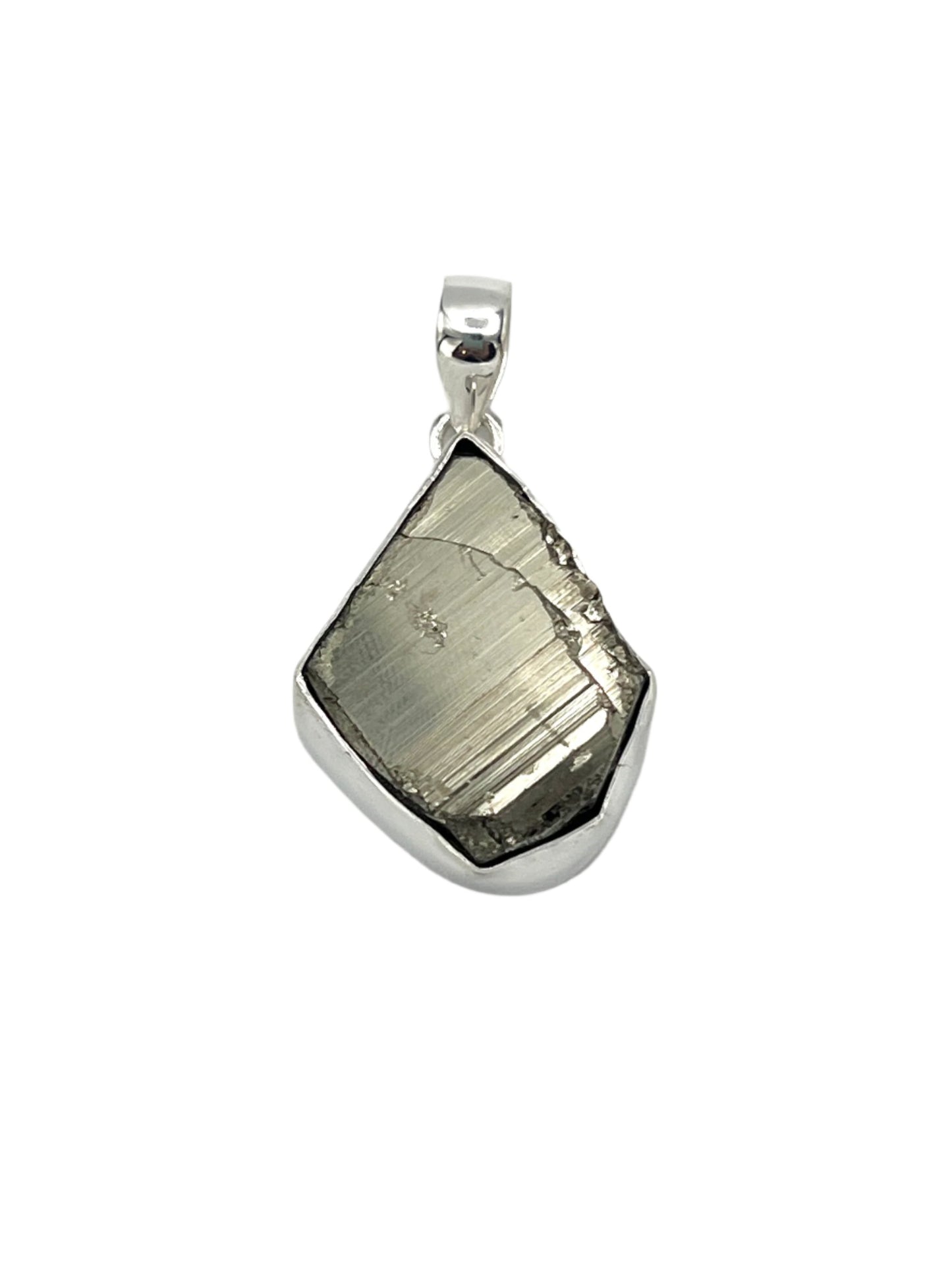 Sterling Silver Pyrite Pendants