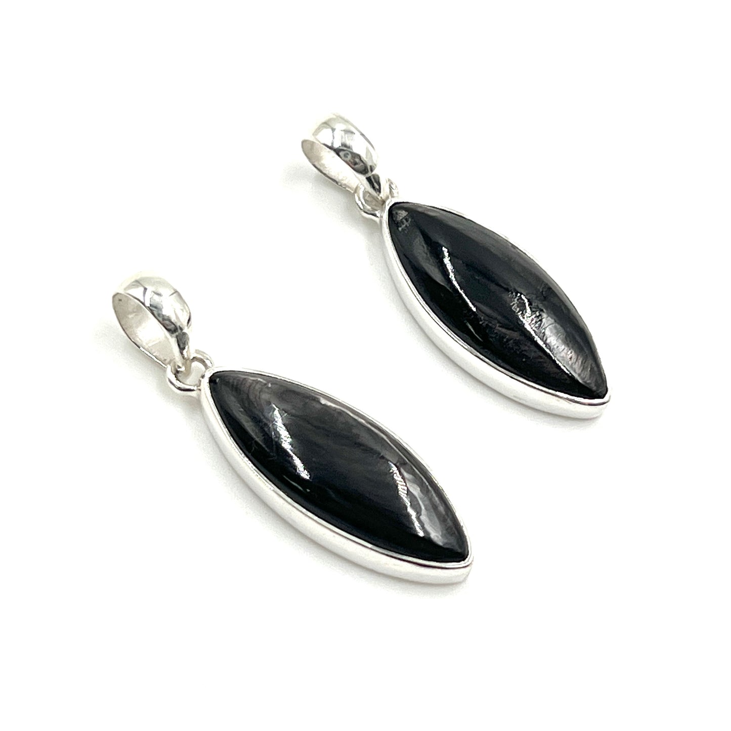 Hypersthene Freeform Pendants