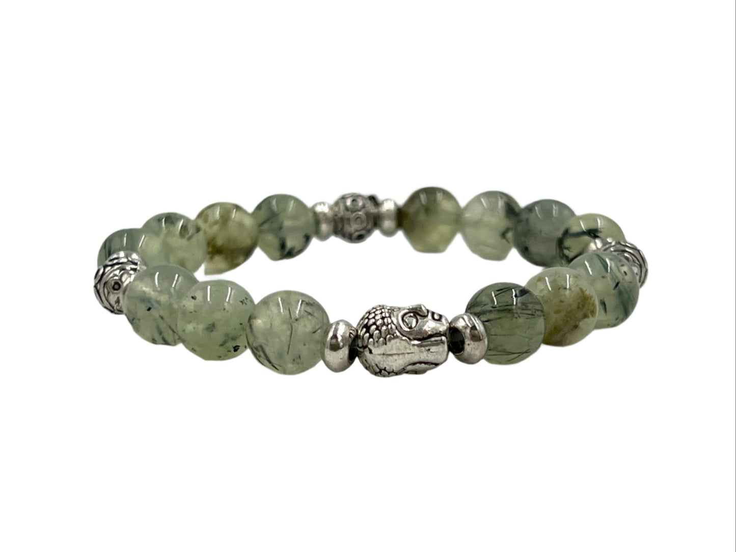 Prehnite & Epidote Stretchy Bracelets