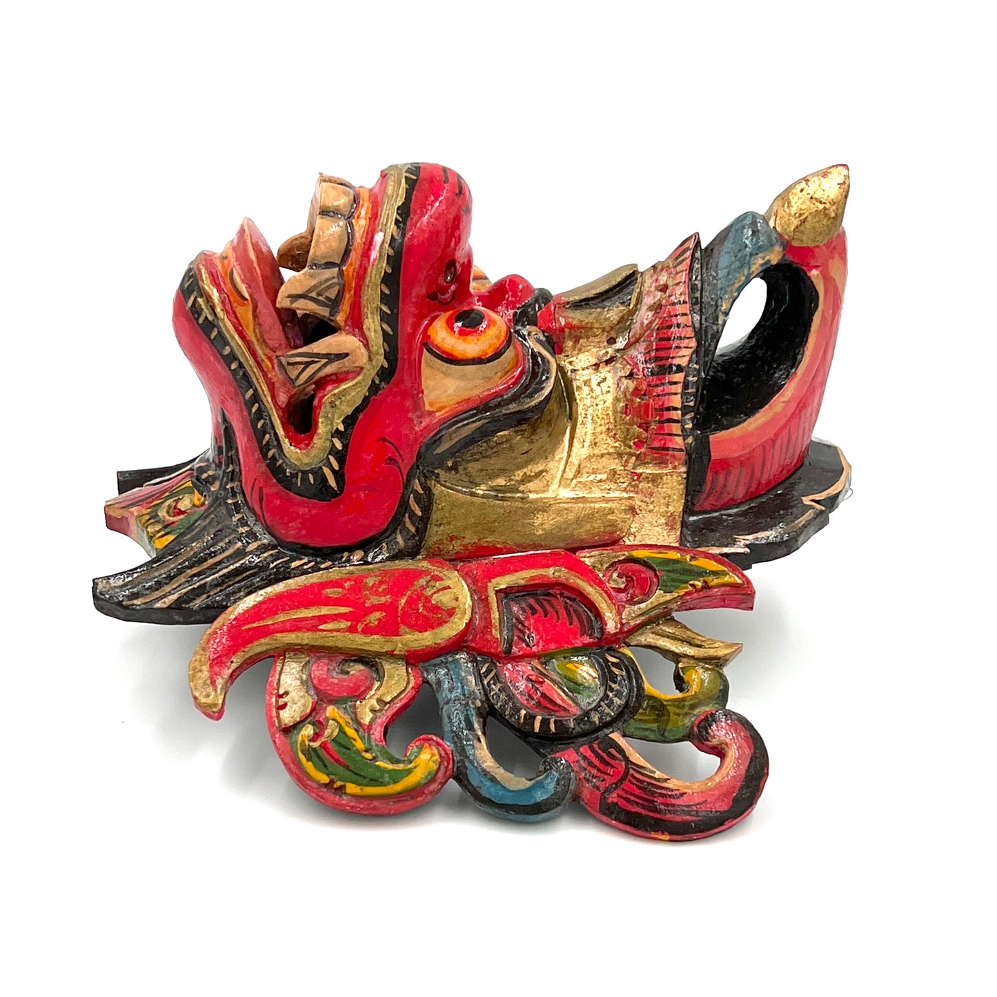 Hand Carved & Painted Barong Masks
