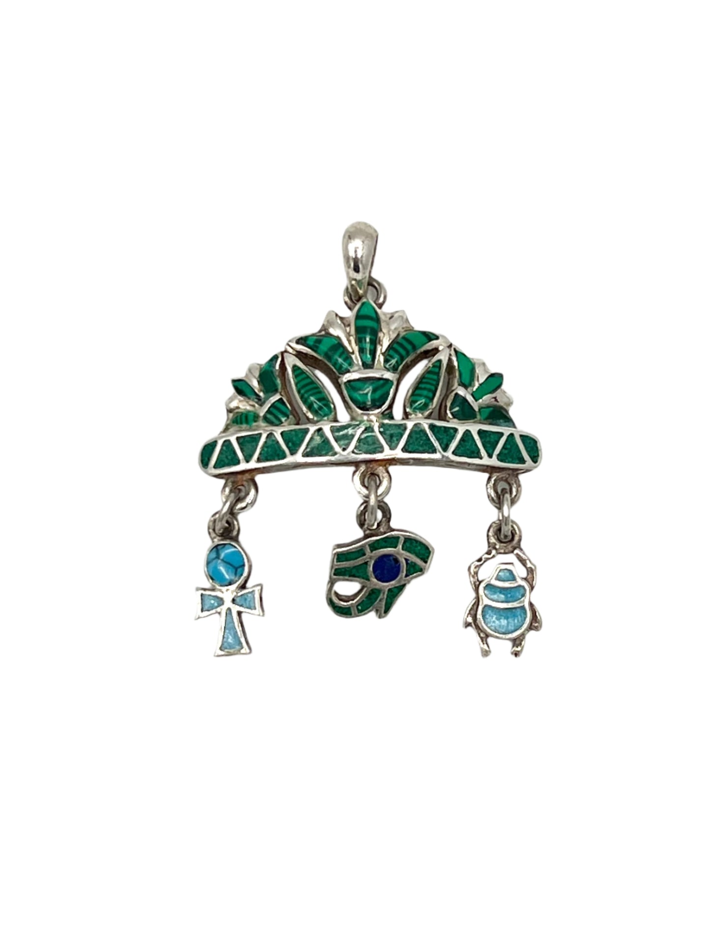 Silver Crown Charm Pendants