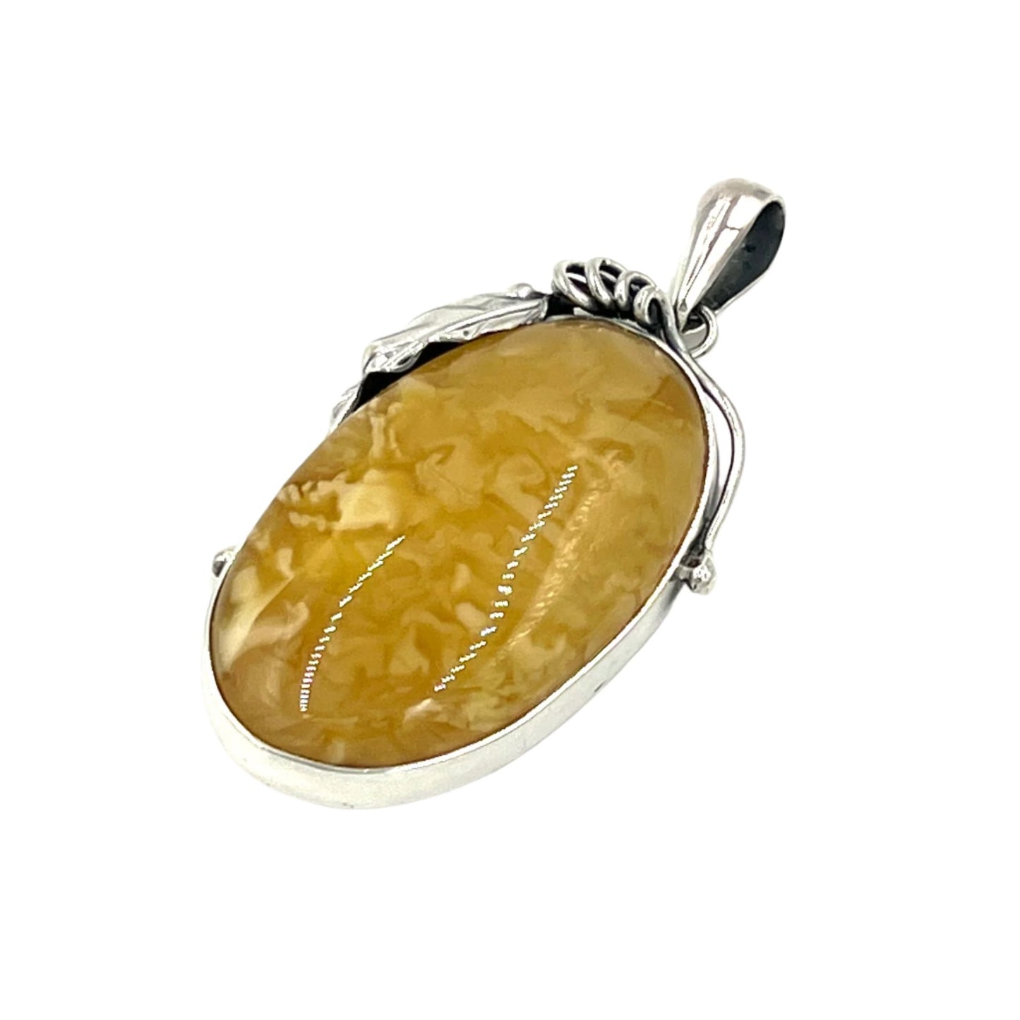 Sterling Silver Butterscotch Pendant