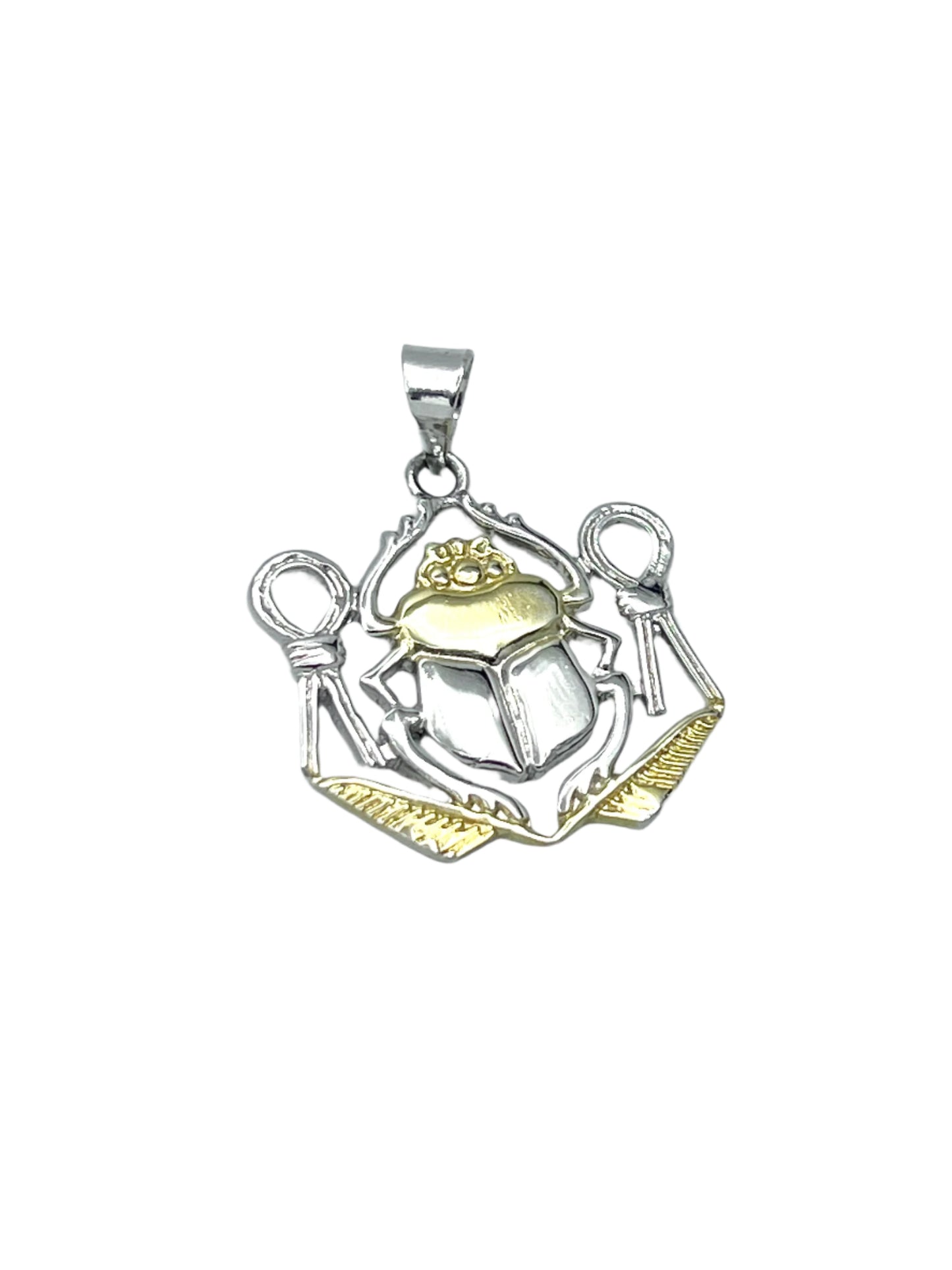 Silver Scarab Pendants