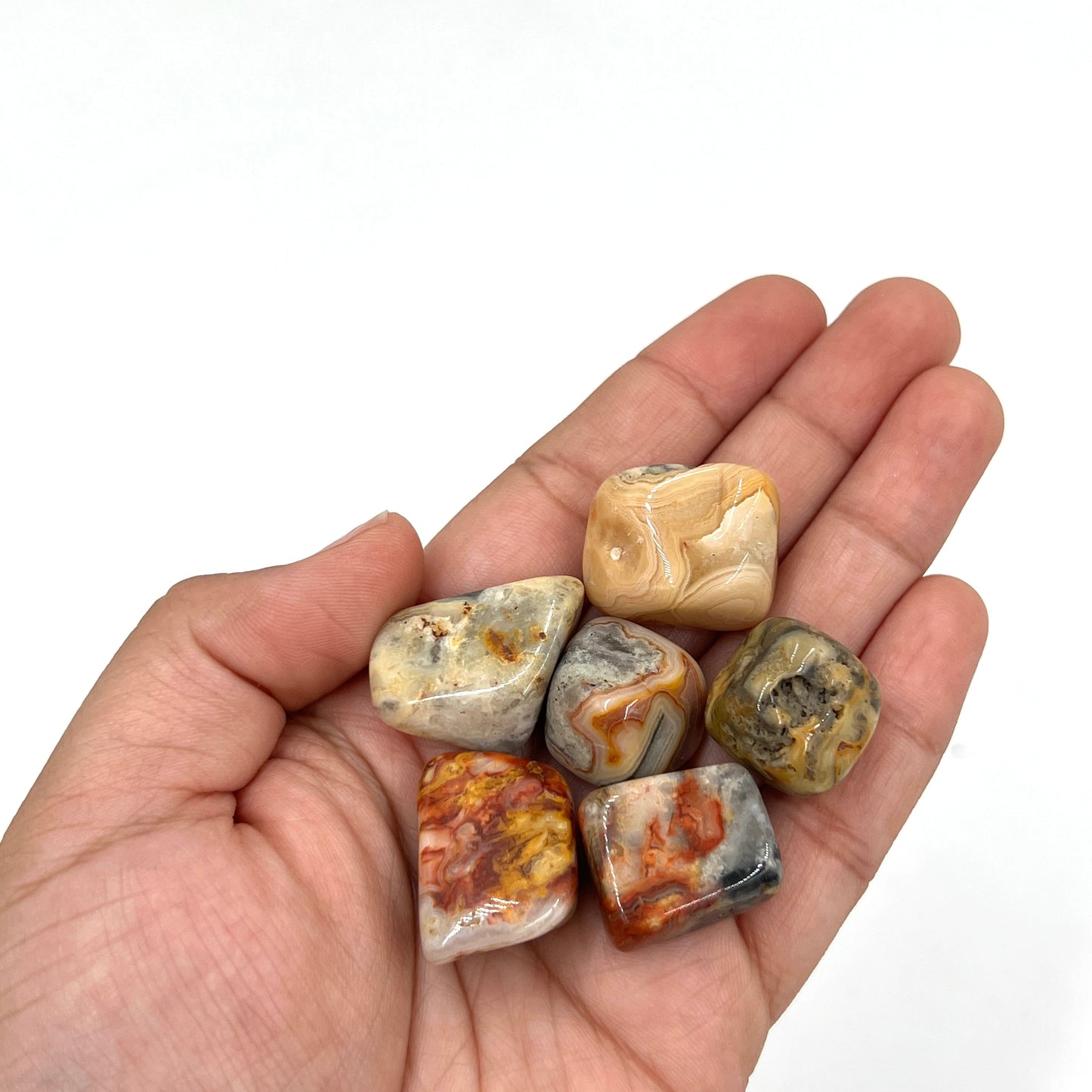 Crazy Lace Agate Tumbles
