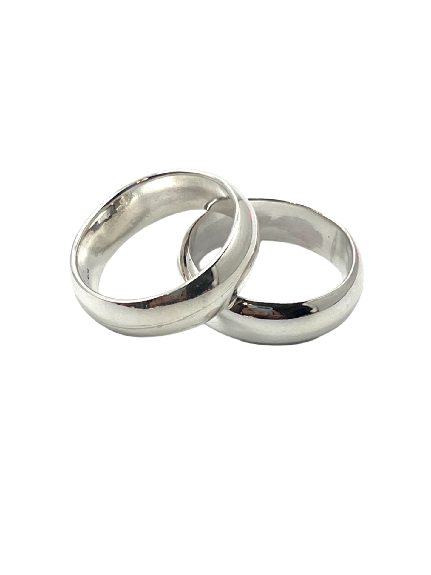 Sterling Silver Plain Wide Band Ring