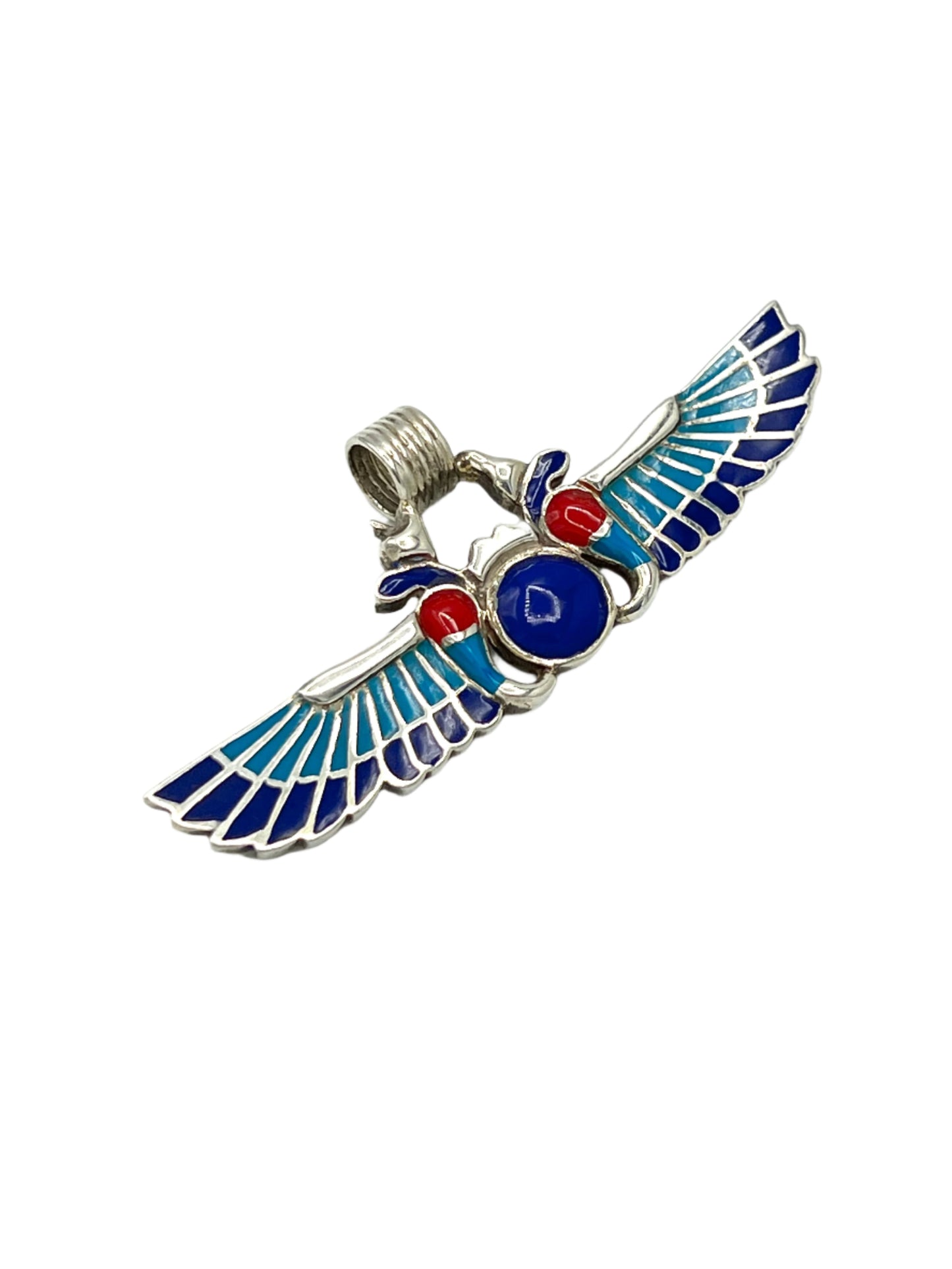 Silver Scarab Pendants