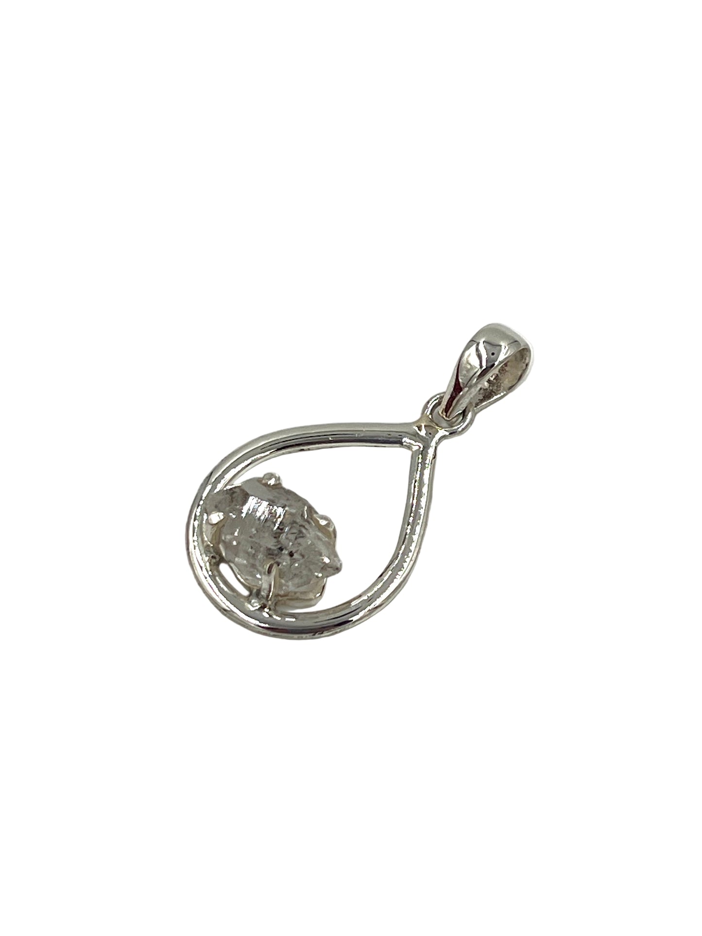 Silver Herkimer Diamond Pendants