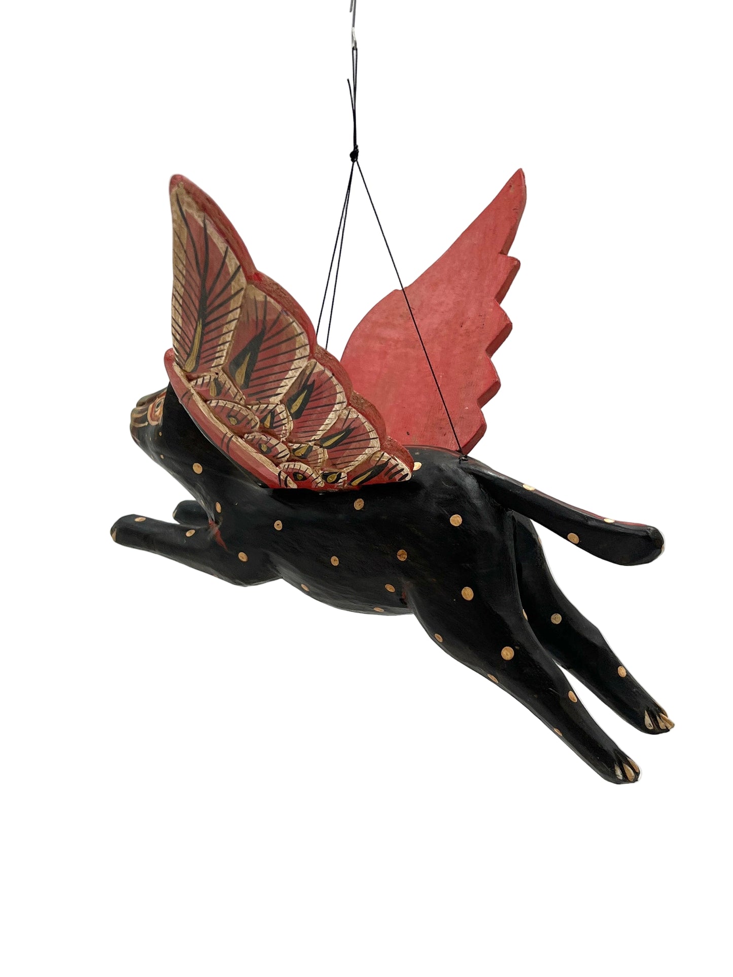 Kitty Spirit Chaser Black & Tan Polka Dot