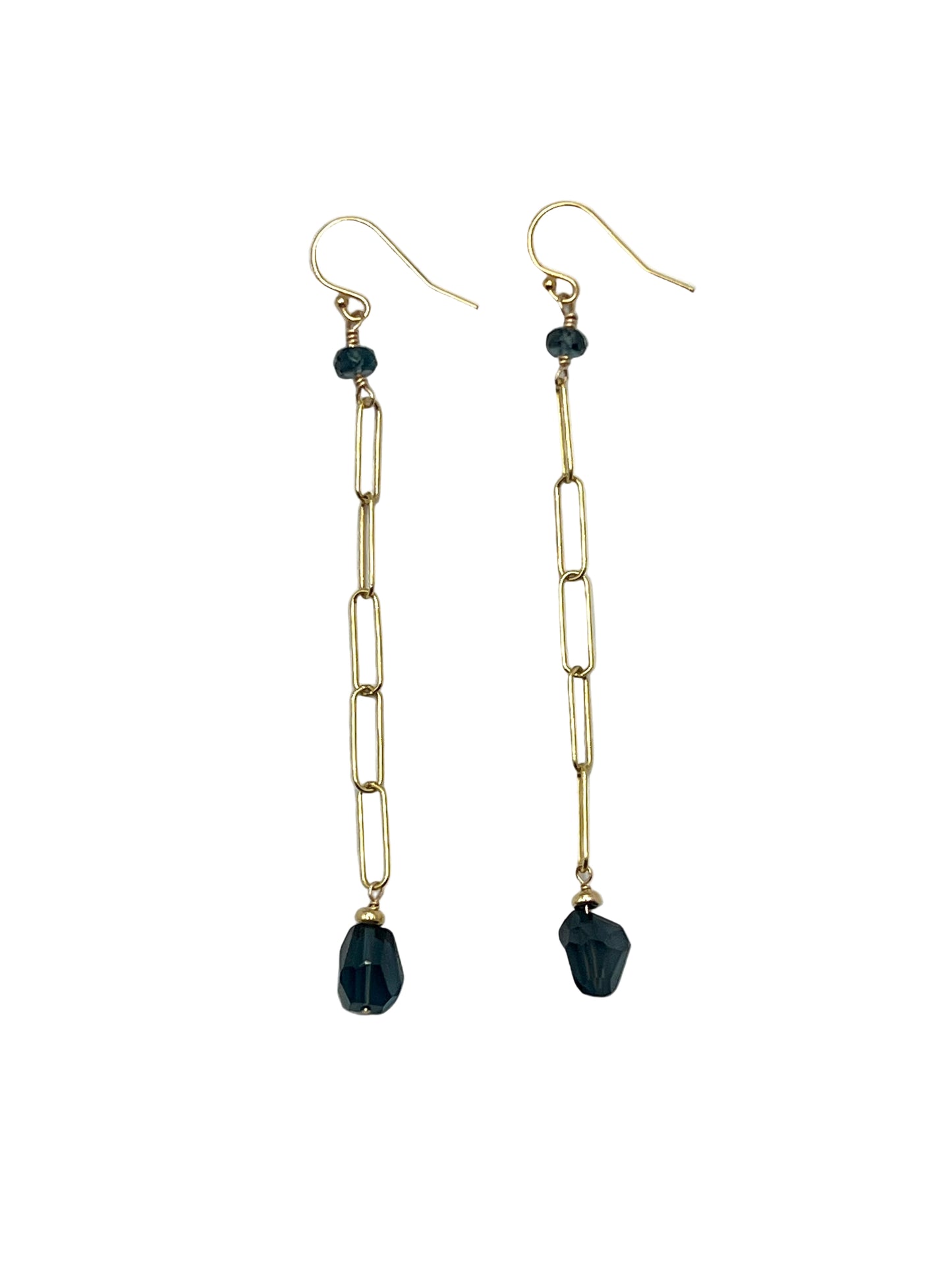 London Blue Topaz Gold Filled Earrings