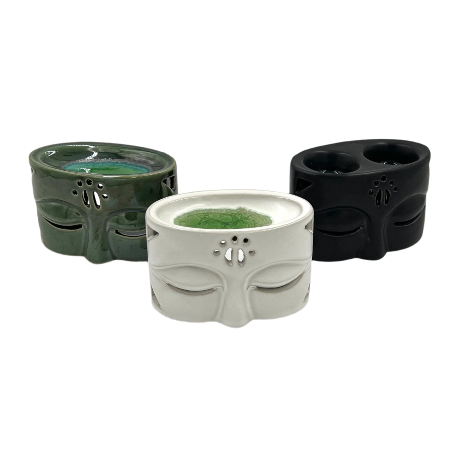 Ceramic Buddha Eyes Aromatherapy Oil Warmer