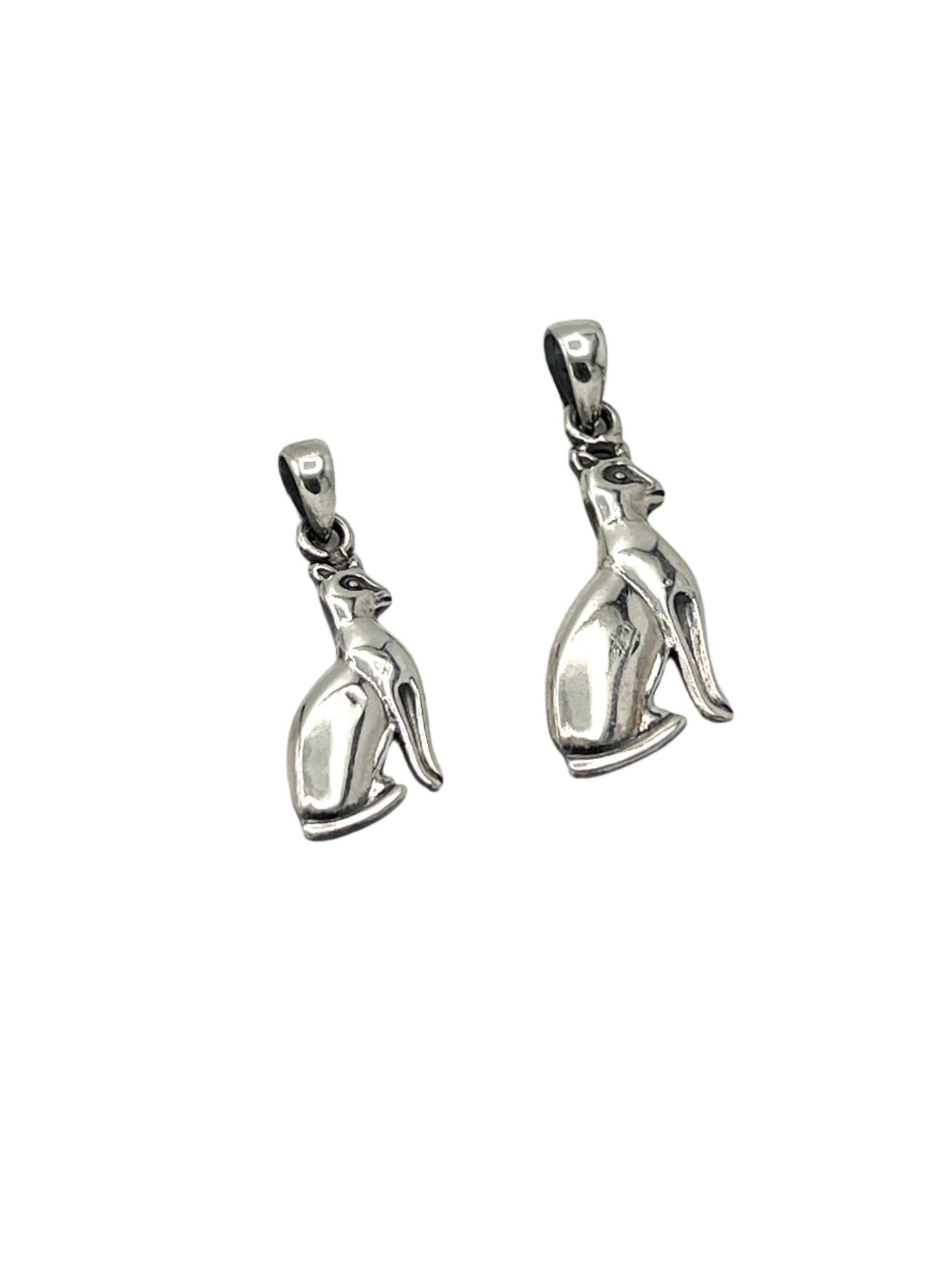 Silver Cat Pendants