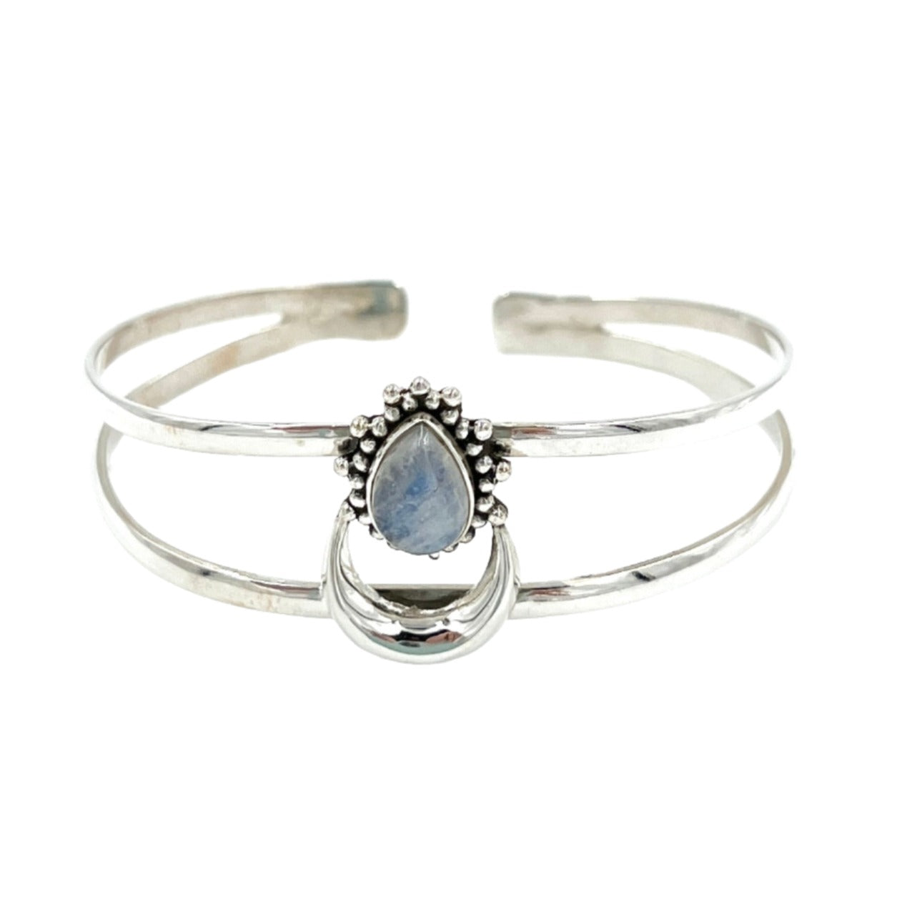 Crescent Moon Gemstone Bracelets