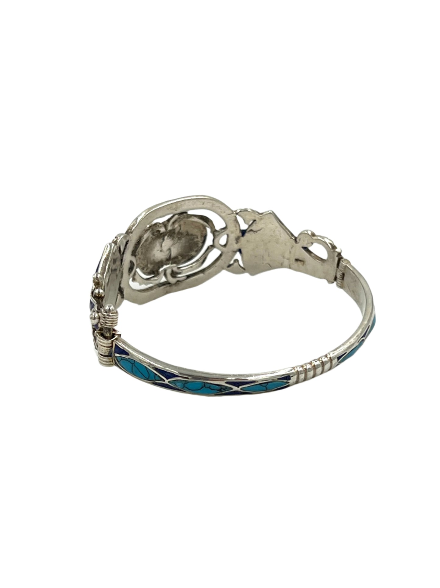 Large Silver Scarab Bracelets