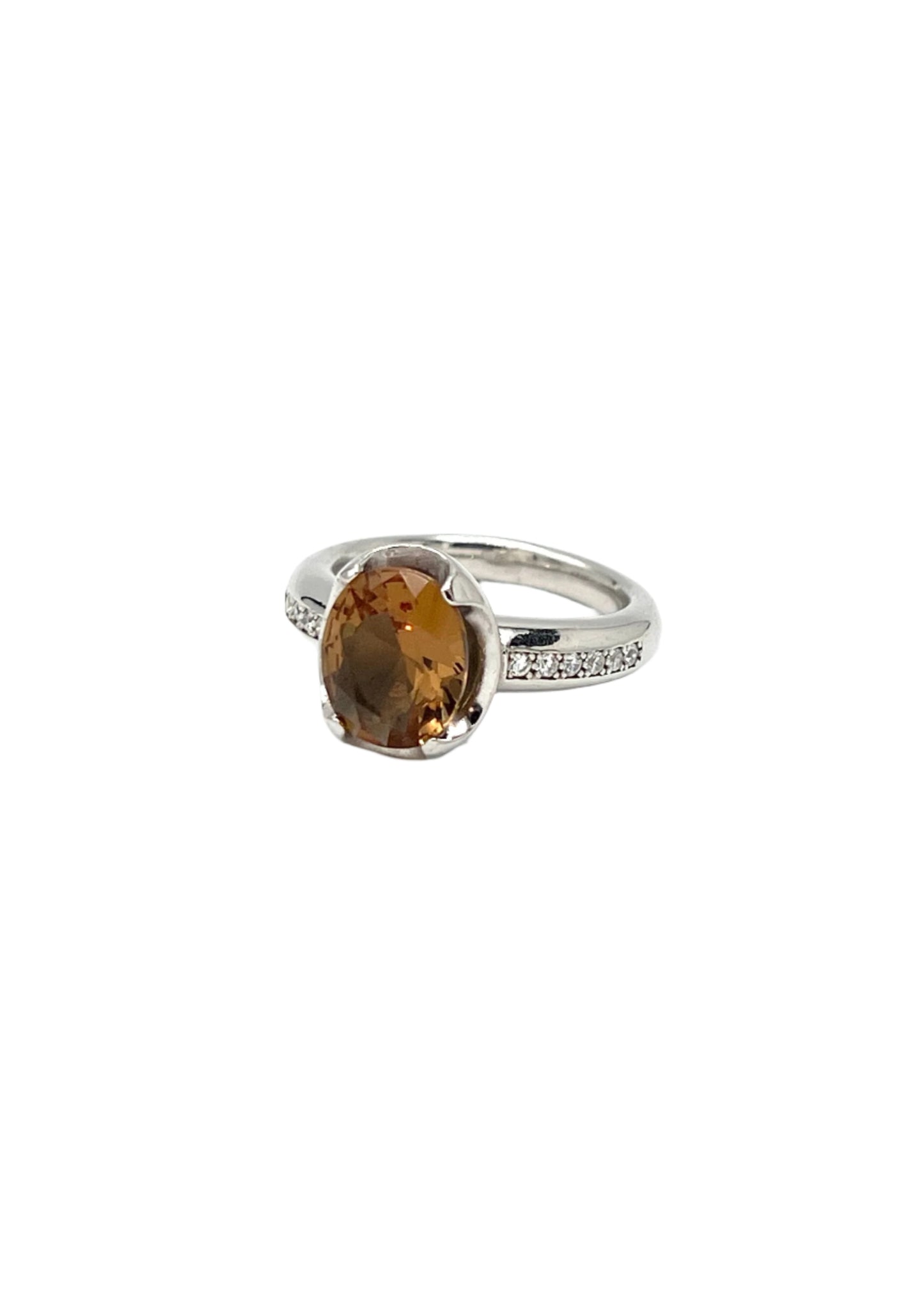 Silver Zultanite Oval Ring