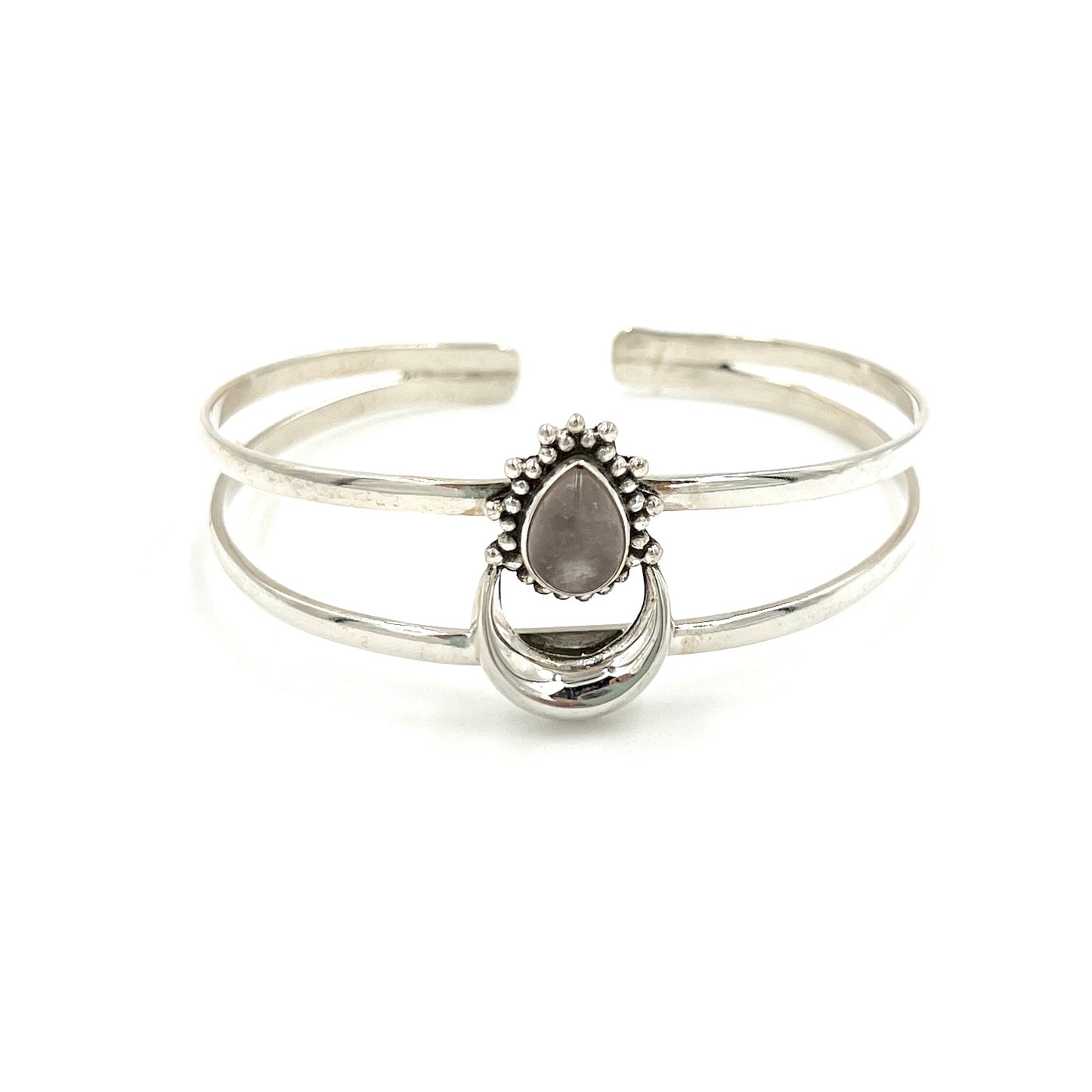 Crescent Moon Gemstone Bracelets