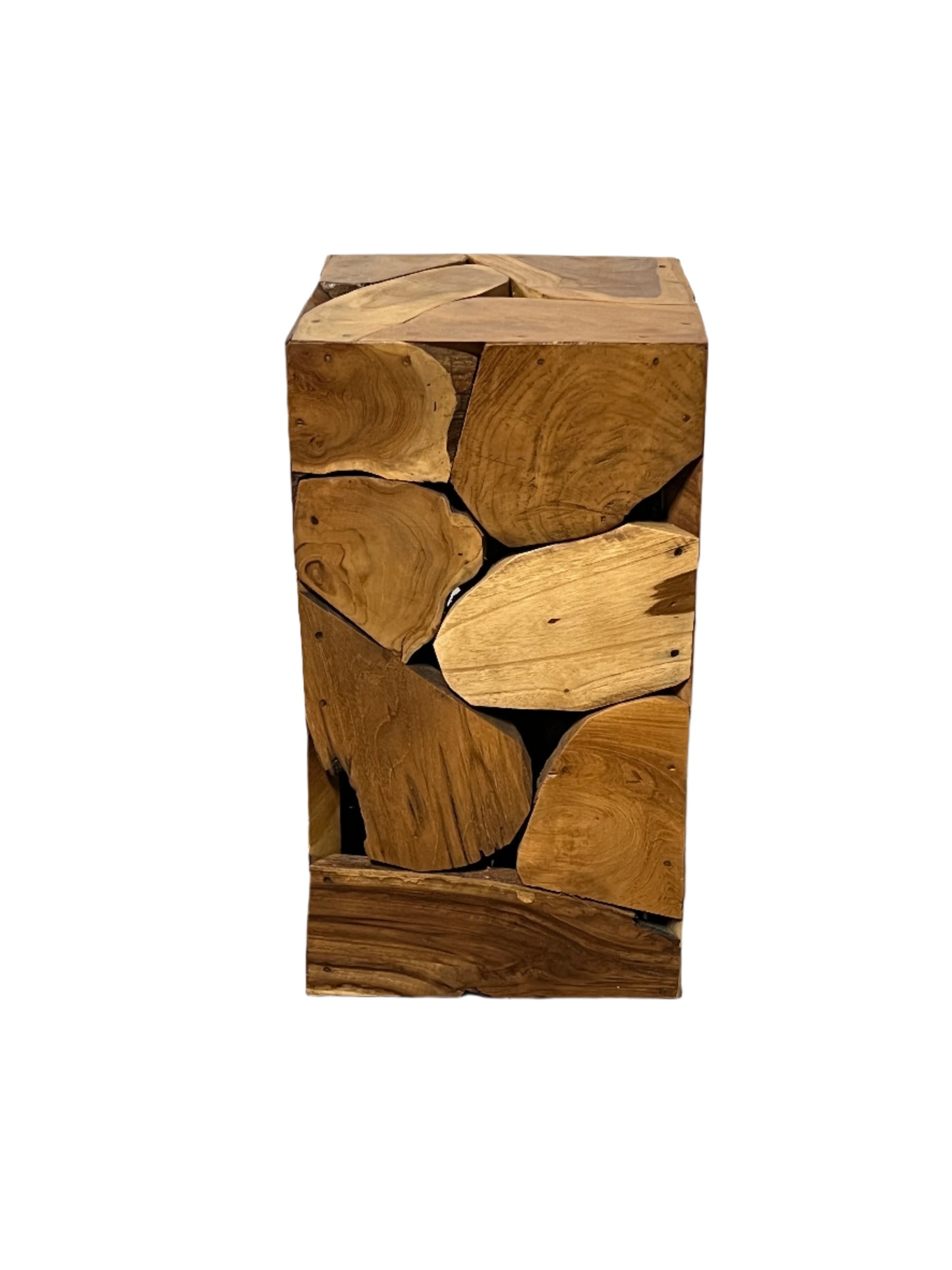 Teak Raw Accent Table