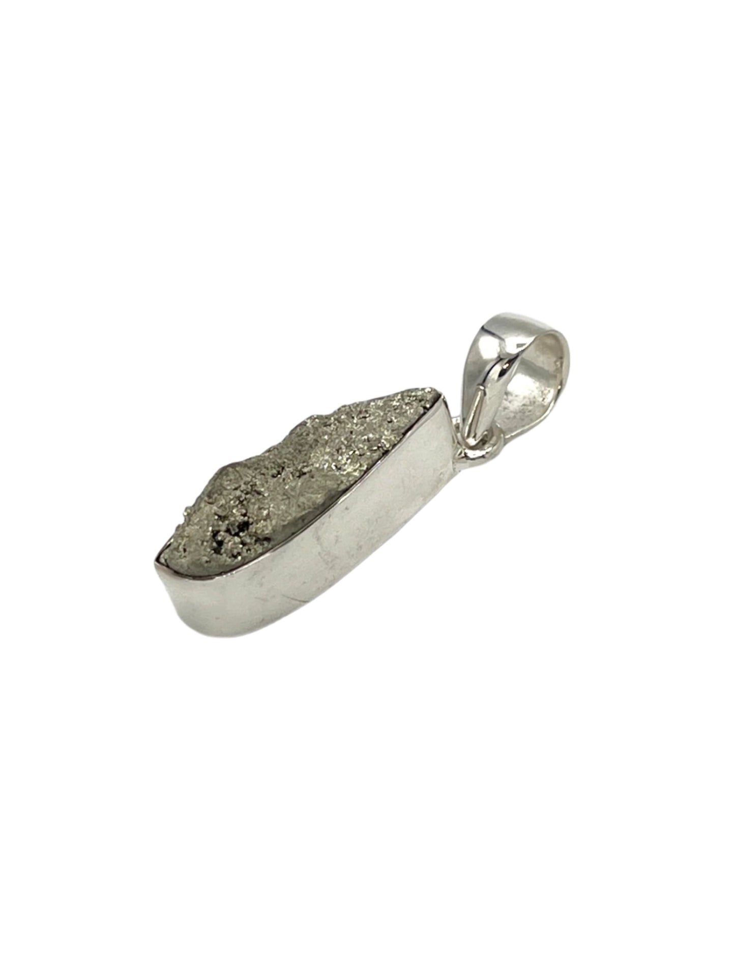 Sterling Silver Pyrite Pendants
