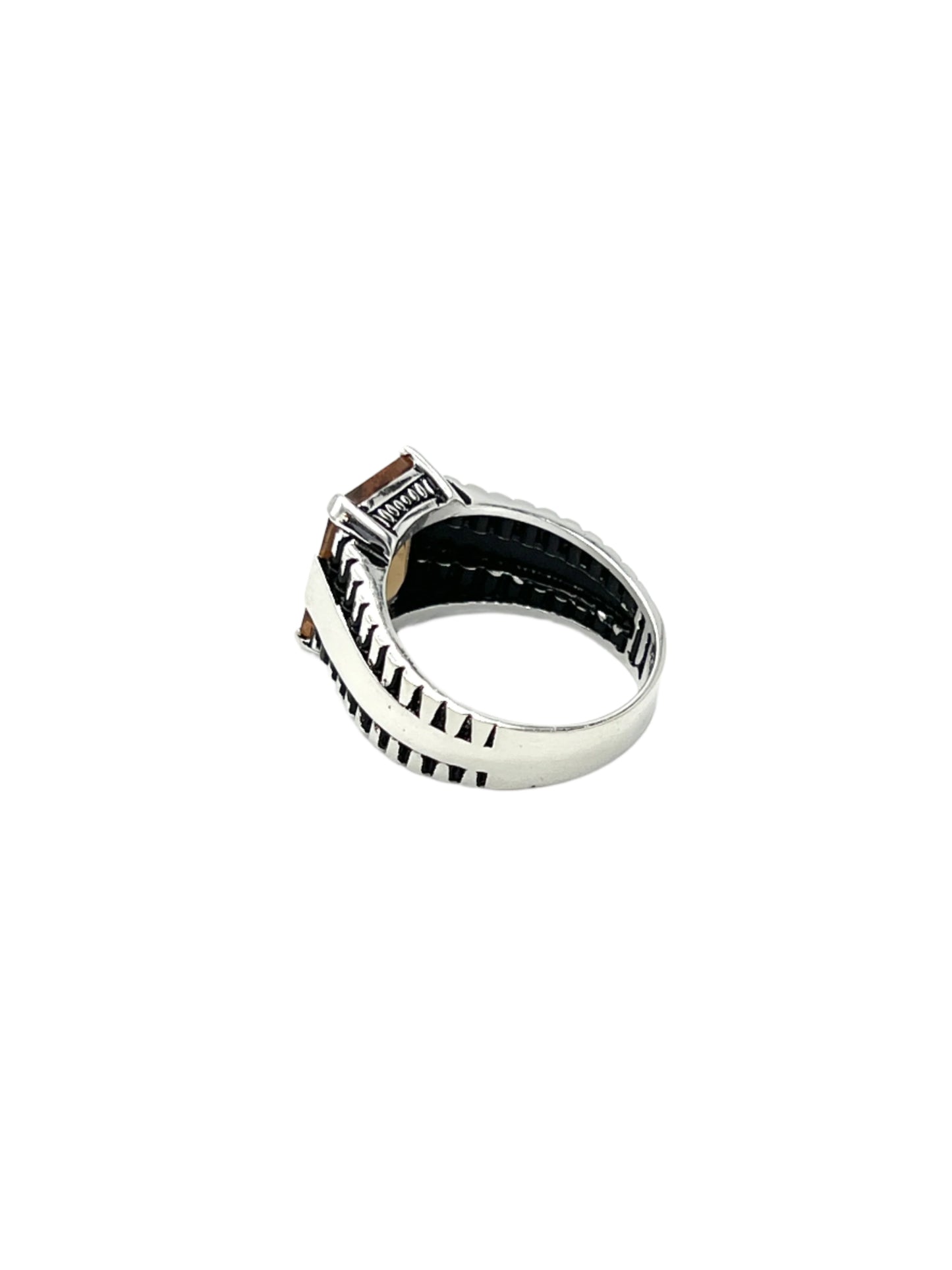 Silver Zultanite Faceted Ring