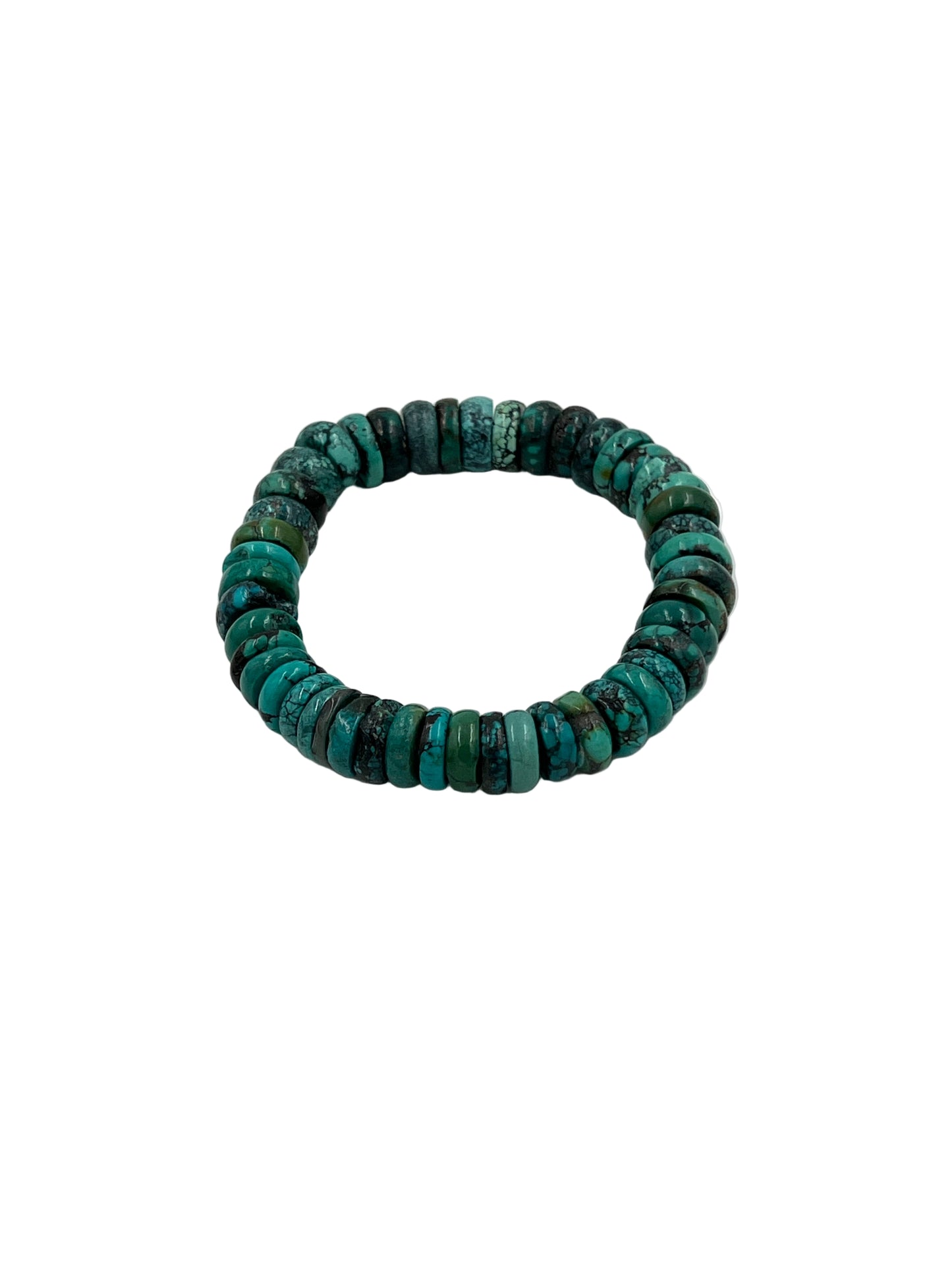 Turquoise Rondelle Beaded Bracelets