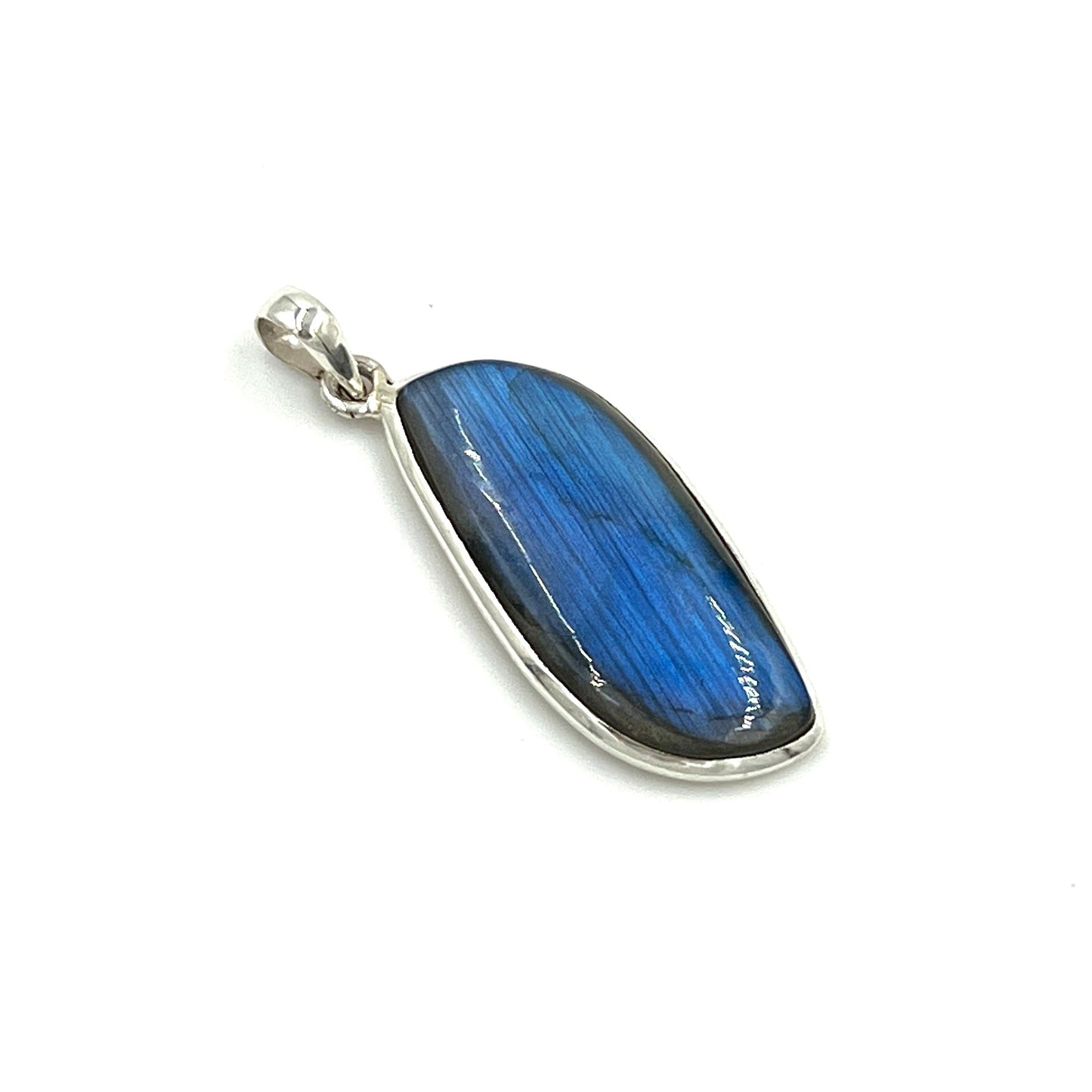Sterling Silver Labradorite Square Pendants