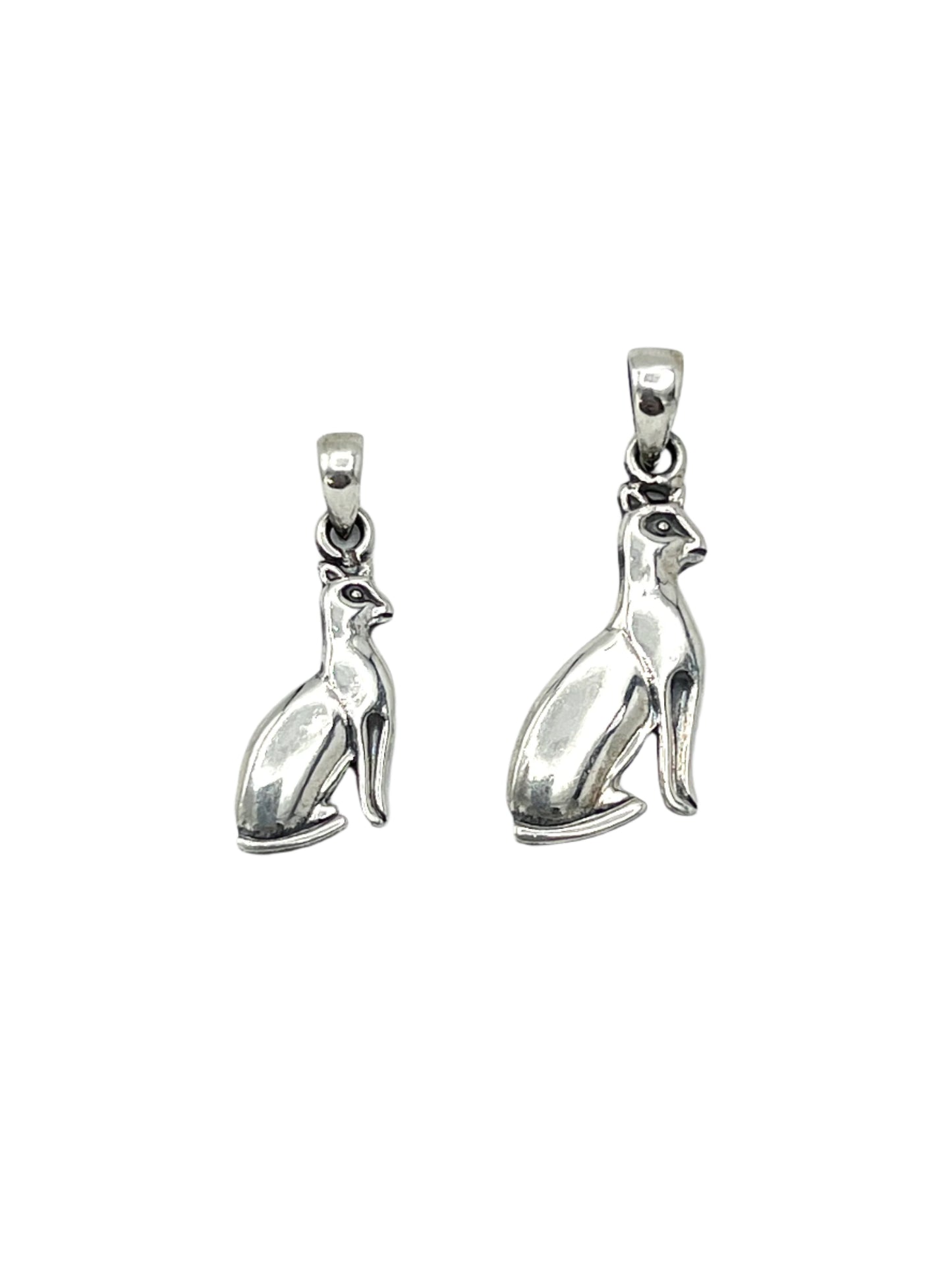 Silver Cat Pendants