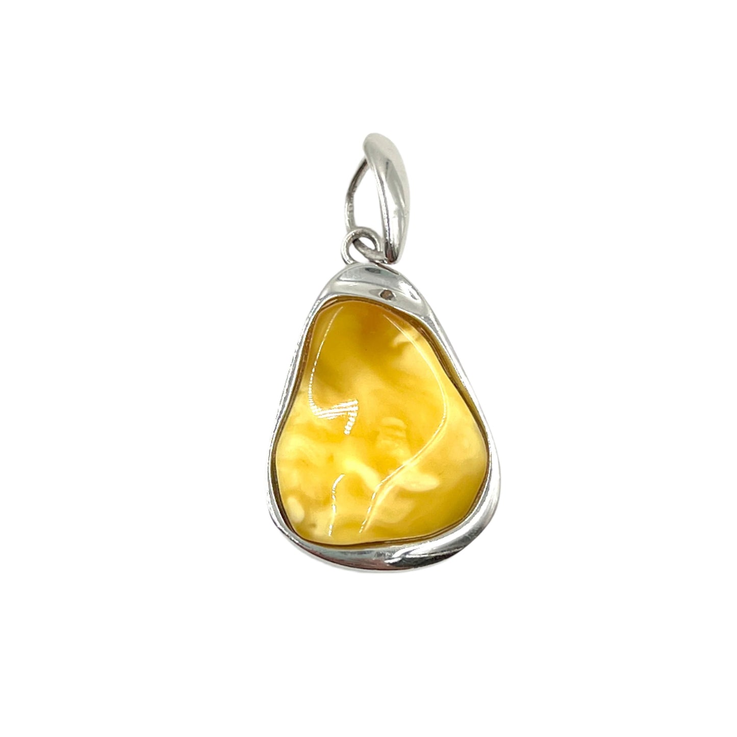 Butterscotch Amber Freeform Pendants