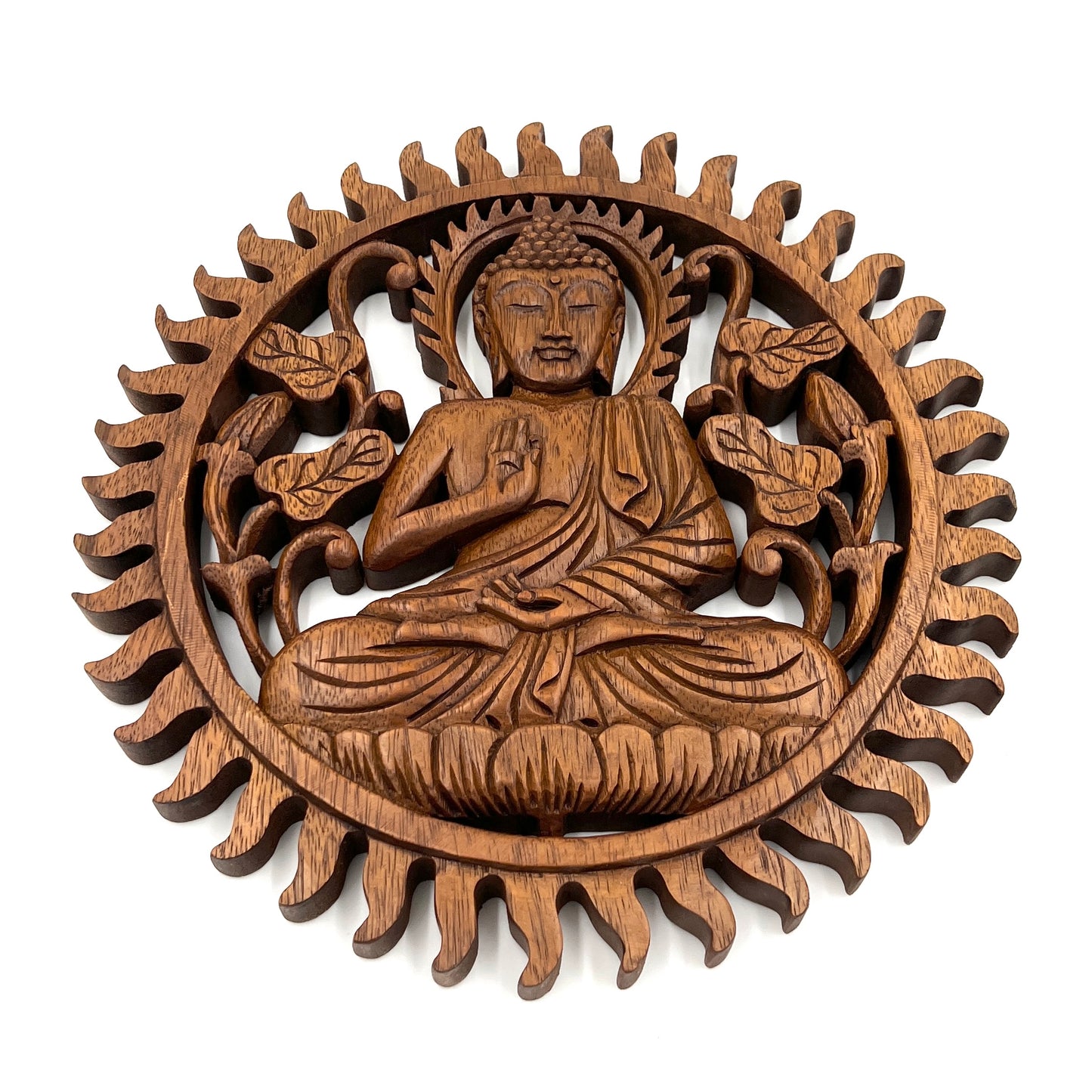 Buddha Flamed Panel Carving