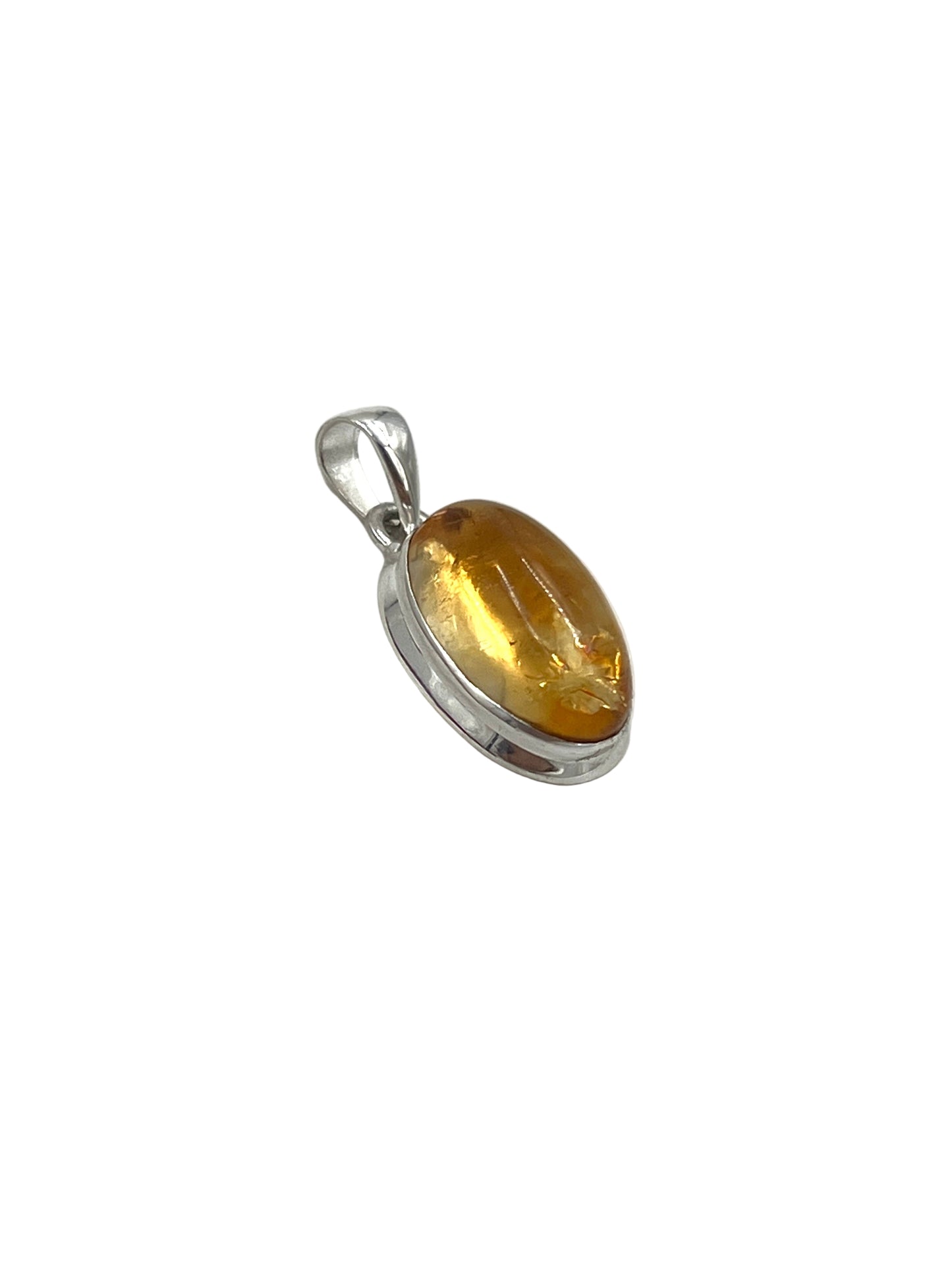 Silver Citrine Pendants