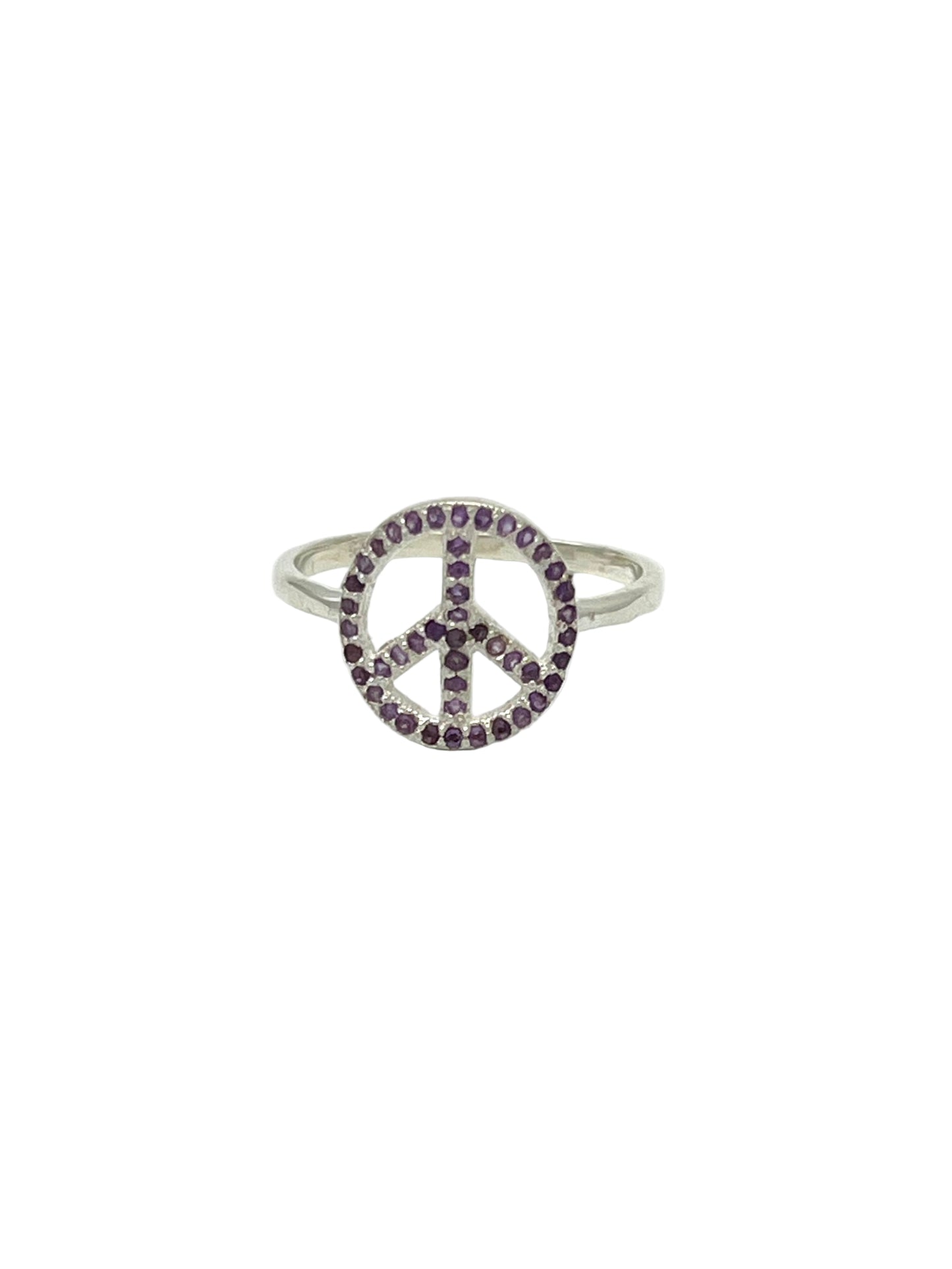 Gemstone Peace Ring