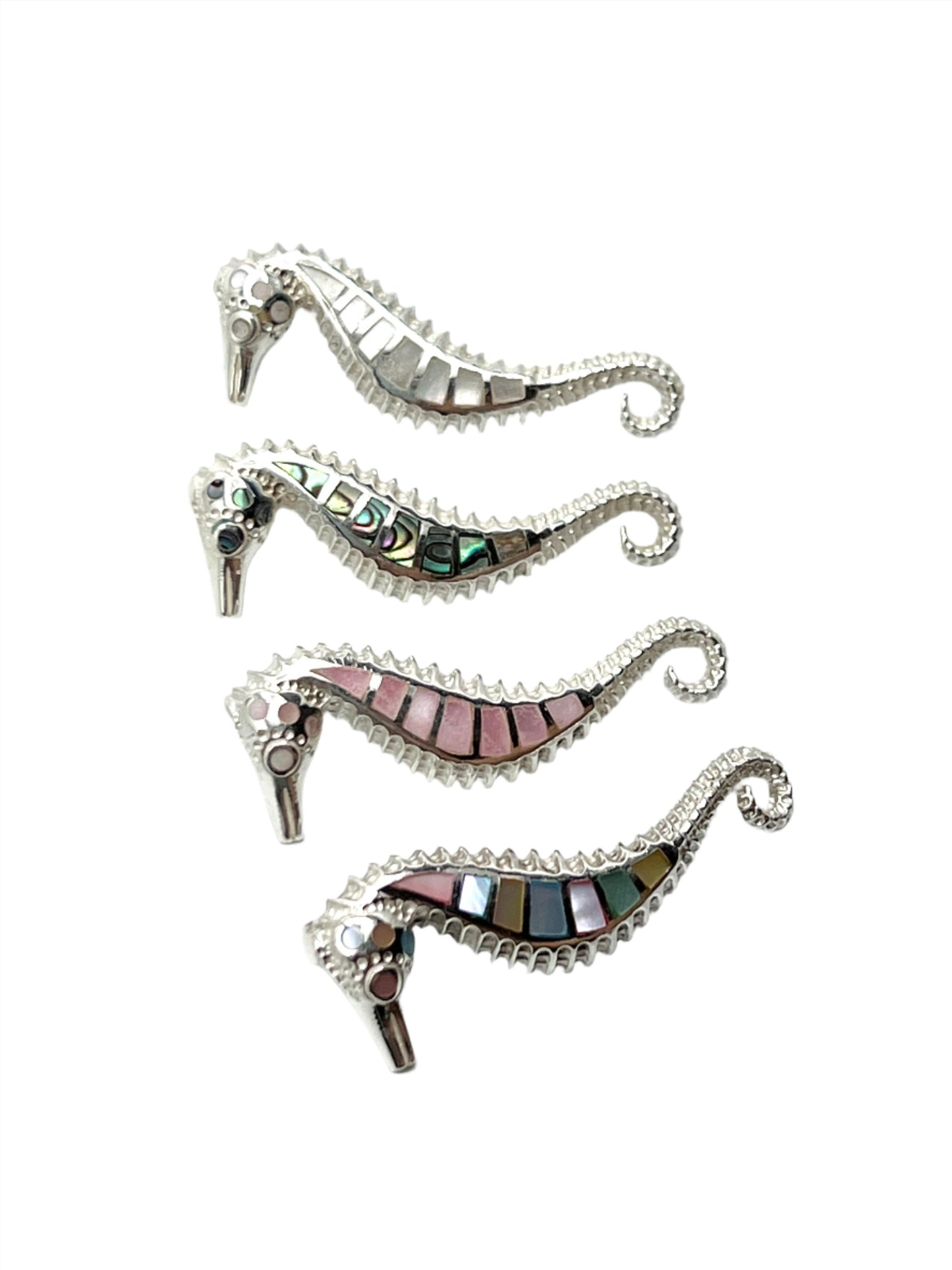 Shell Seahorse Pendants
