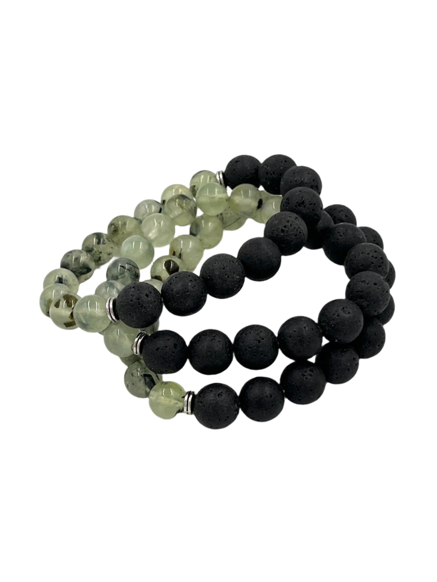 Prehnite & Epidote Stretchy Bracelets