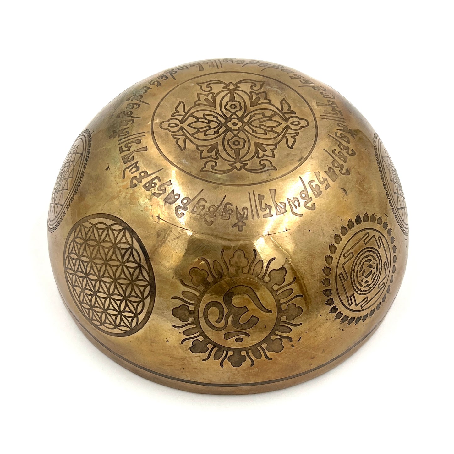 Hand Carved and Tuned Seven Metal Indian Singing Bowls