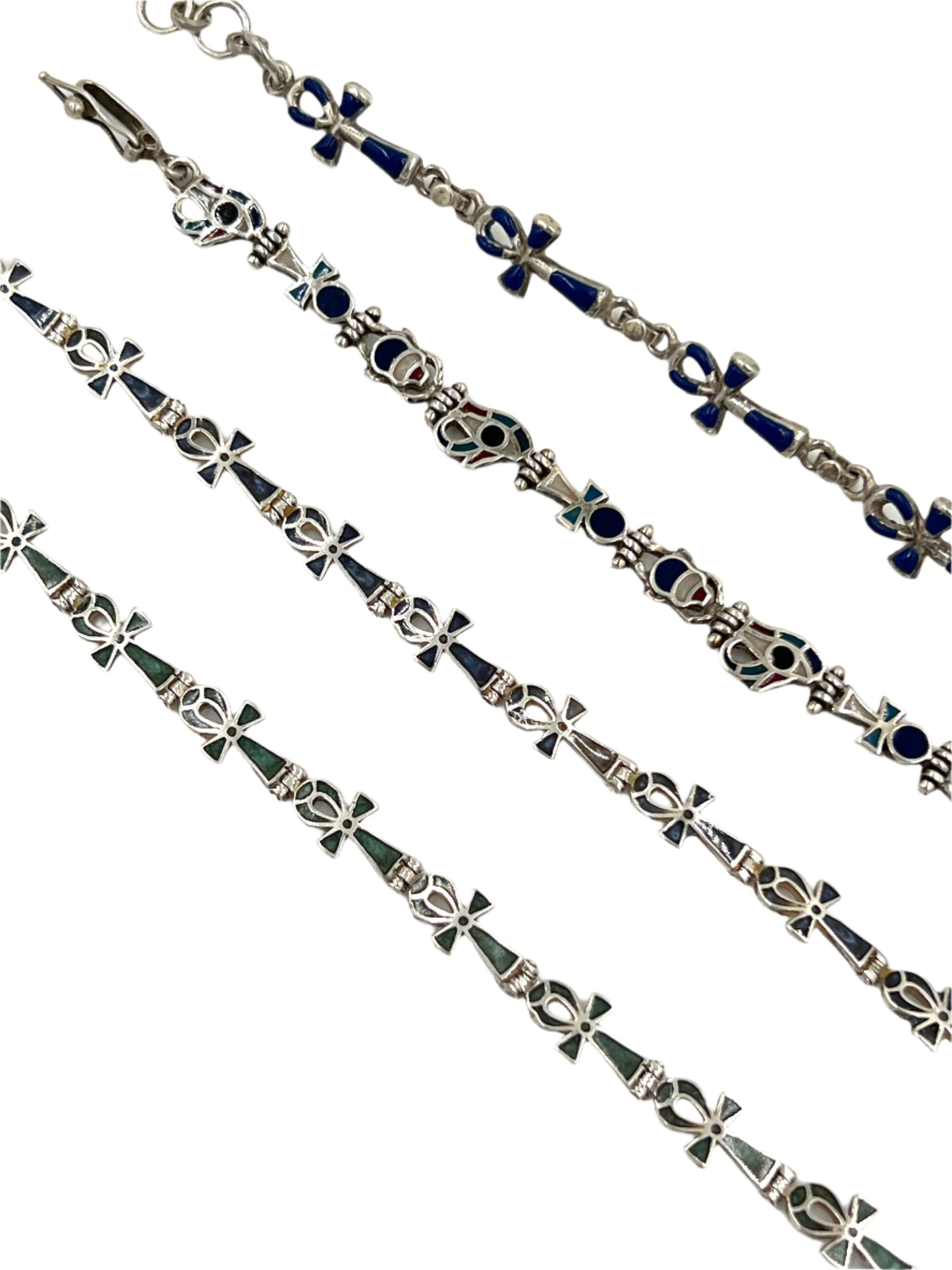Silver Ankh Bracelets