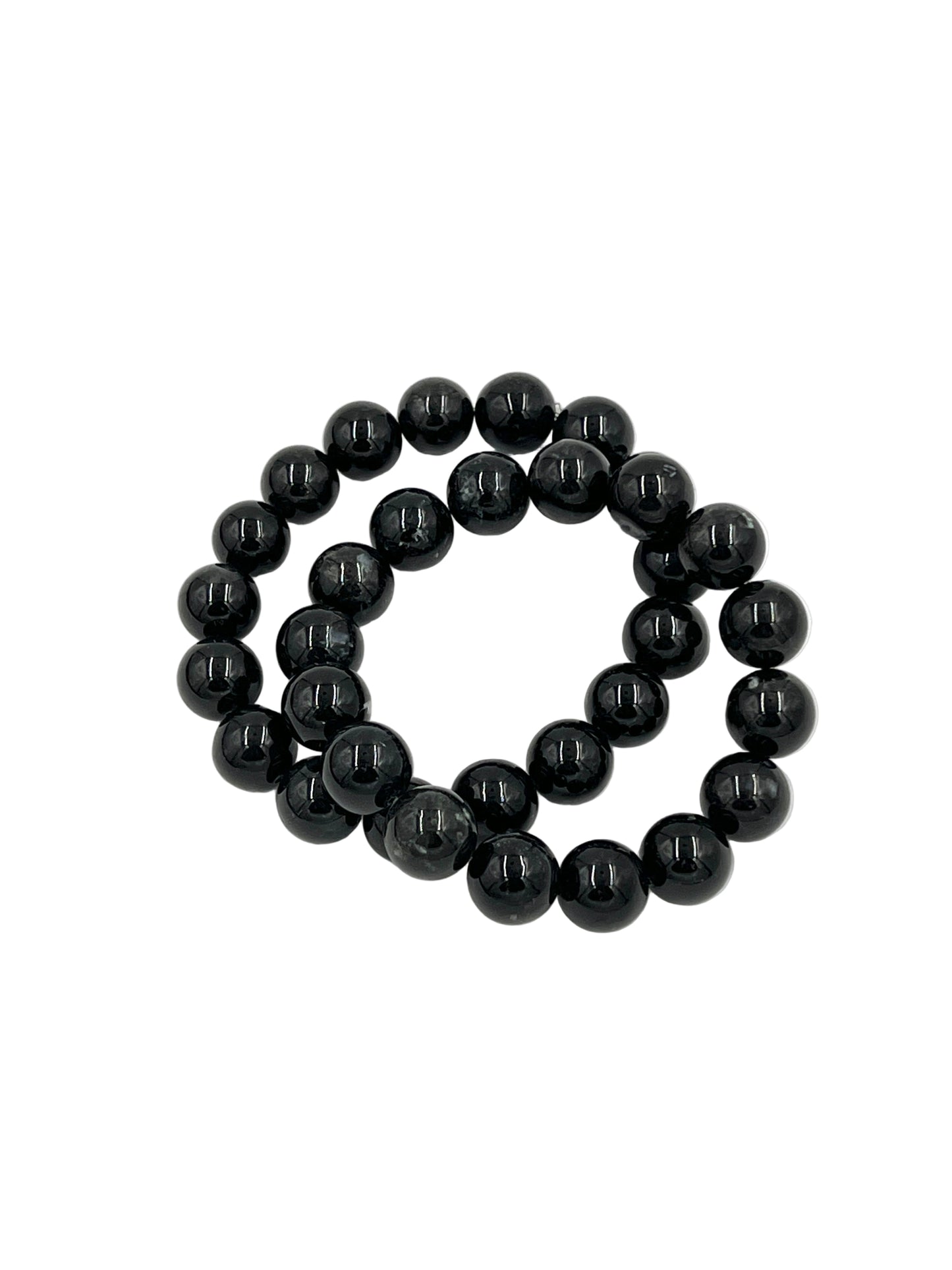 Black Tourmaline Beaded Bracelets