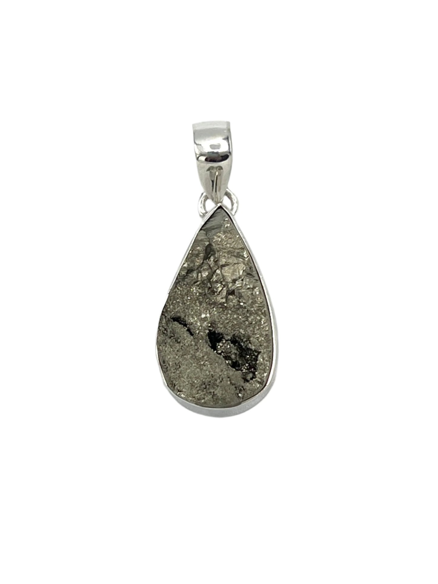 Sterling Silver Pyrite Pendants